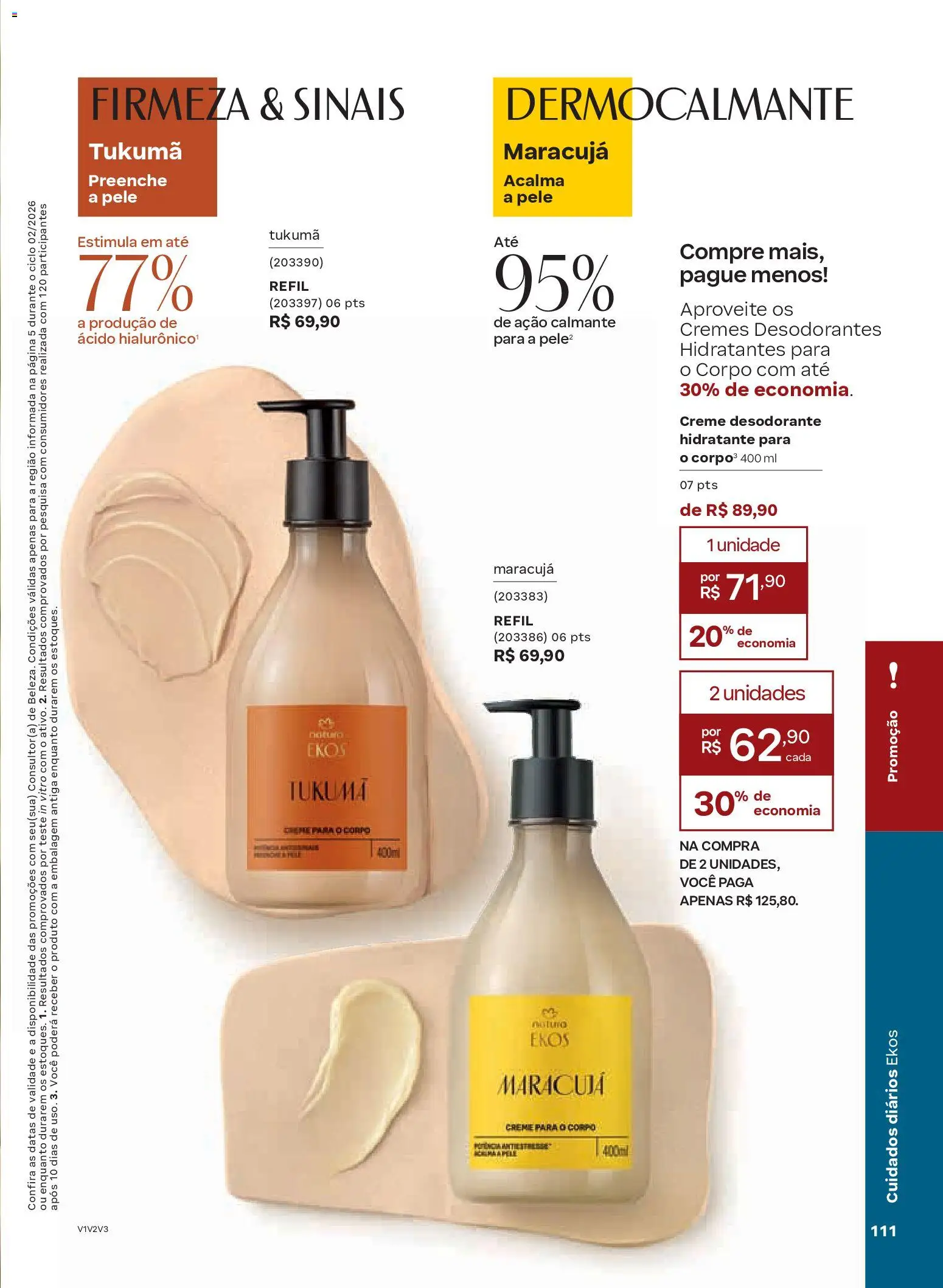 Natura Folheto - válido de 13.01.2026 | Página: 111 | Produtos: Maracujá, Desodorante, Creme