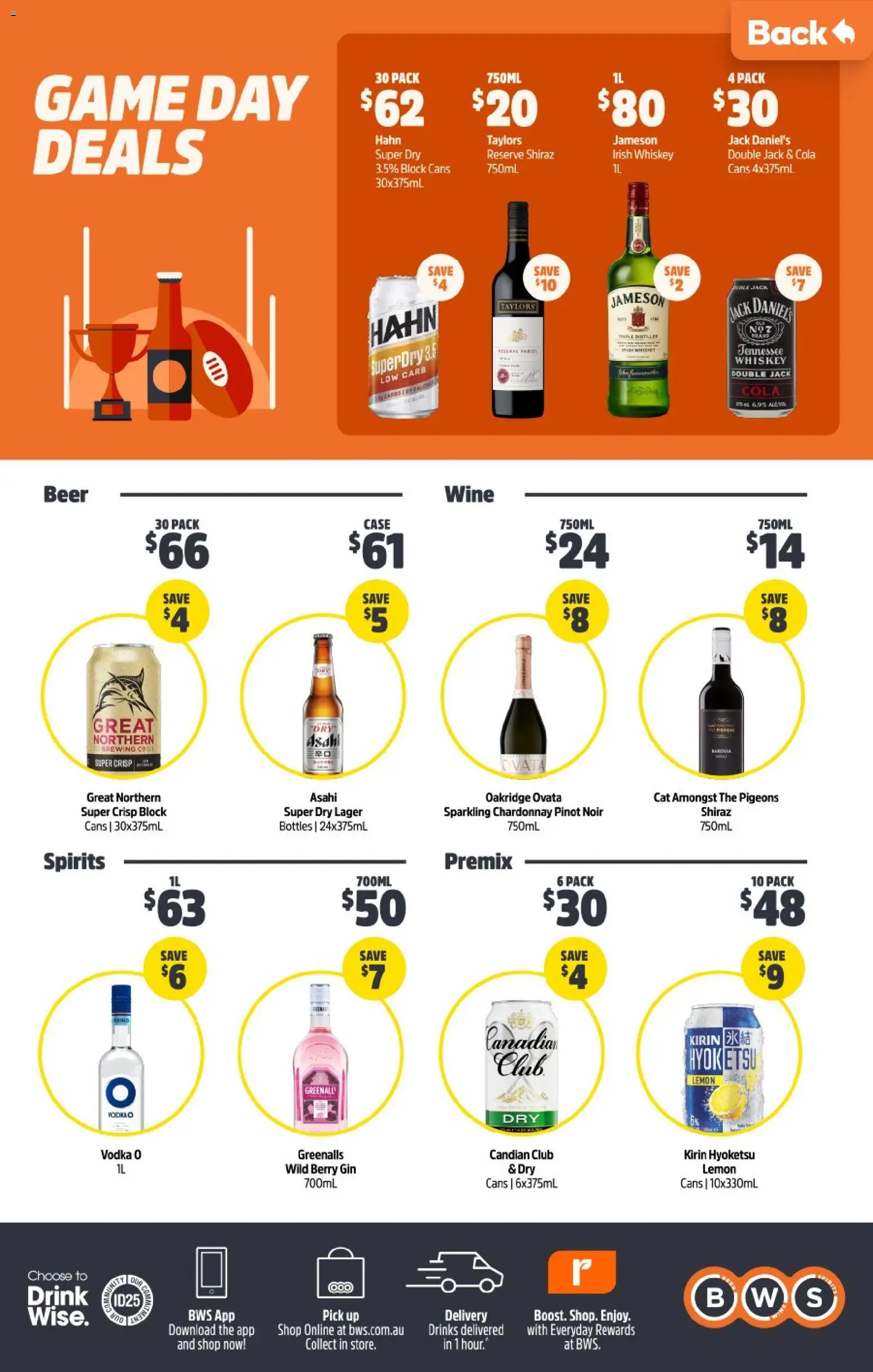 Woolworths catalogue - valid from 04.03.2026 | Page: 56 | Products: Gin, Vodka, Whiskey, Game