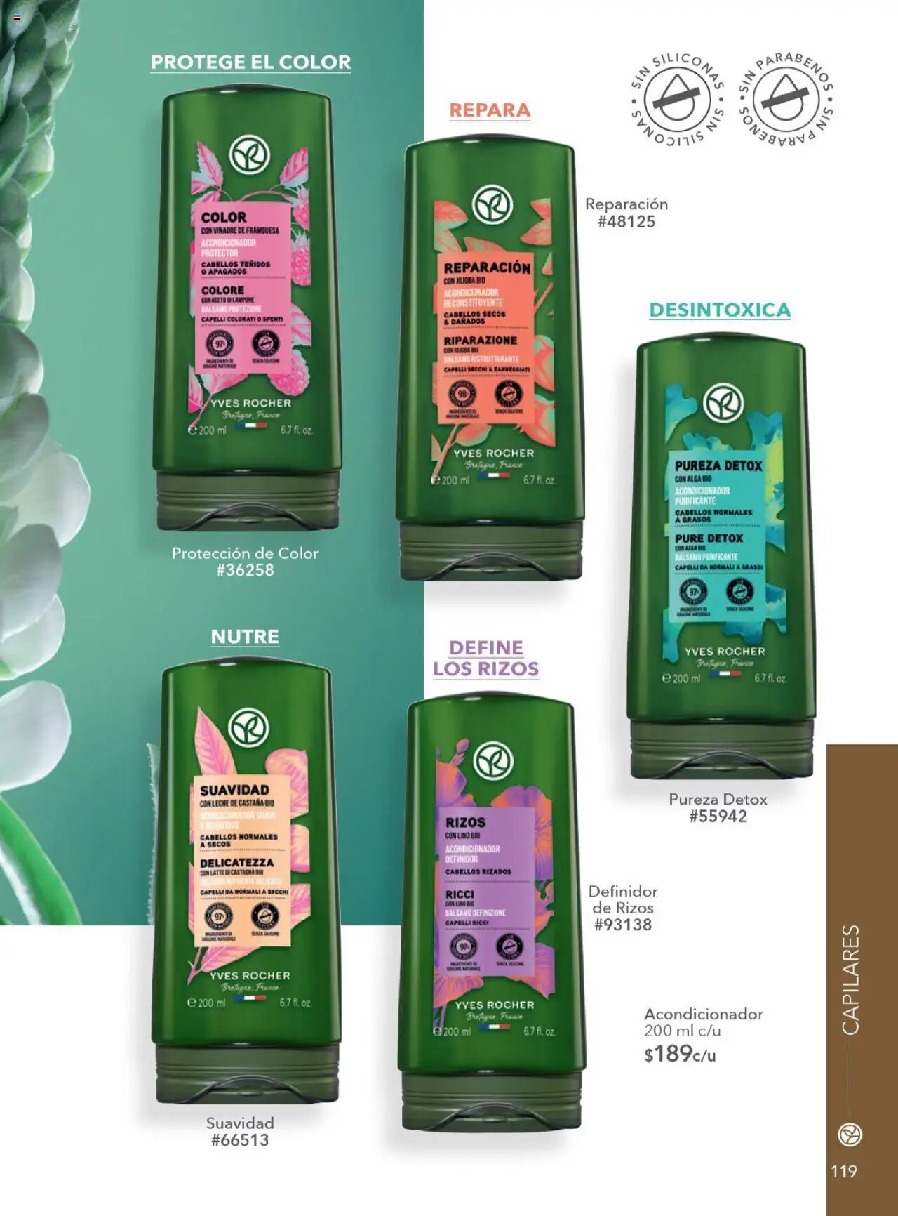 Nuevas ofertas de Yves Rocher válidas en toda la República Mexicana desde el 28.10.2025. ¡Encuentra las mejores ofertas en Yves Rocher - Campaña 15 2025! | Página: 121 | Productos: Vinagre, Leche, Bálsamo, Acondicionador