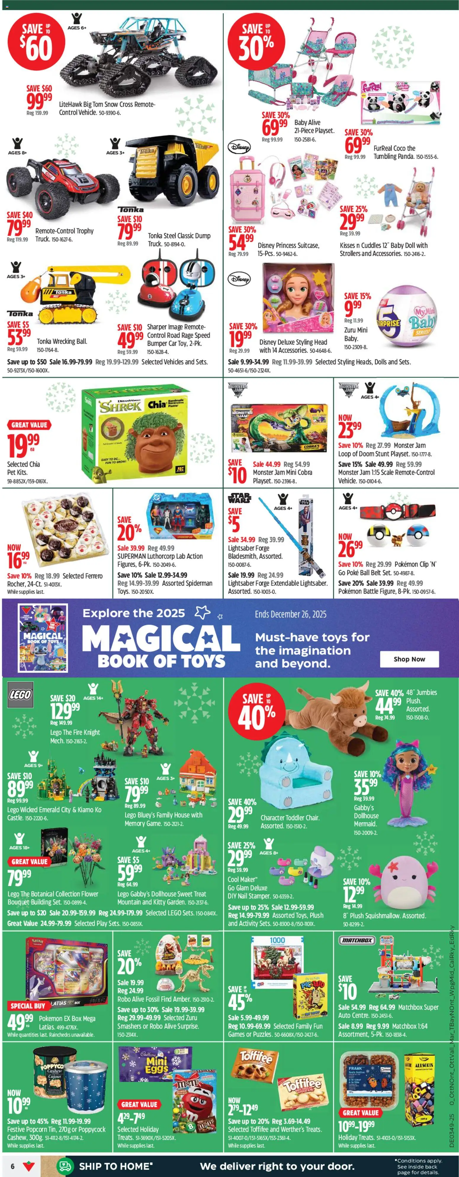 Canadian Tire flyer valid from 27.11.2025 | Page: 6 | Products: Belt, Box, Eggs
