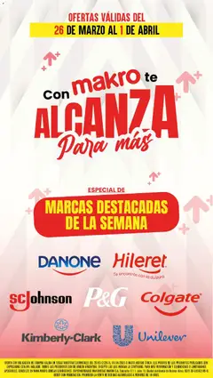 Vista previa Makro Ofertas ALCANZA válido desde el 26.03.2026