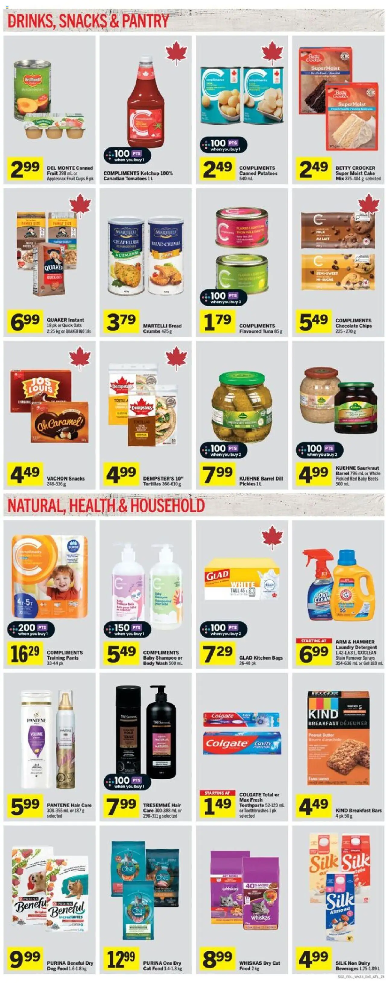 Foodland flyer valid from 31.07.2025 | Page: 7 | Products: Toothpaste, Stain remover, Milk, Chocolate