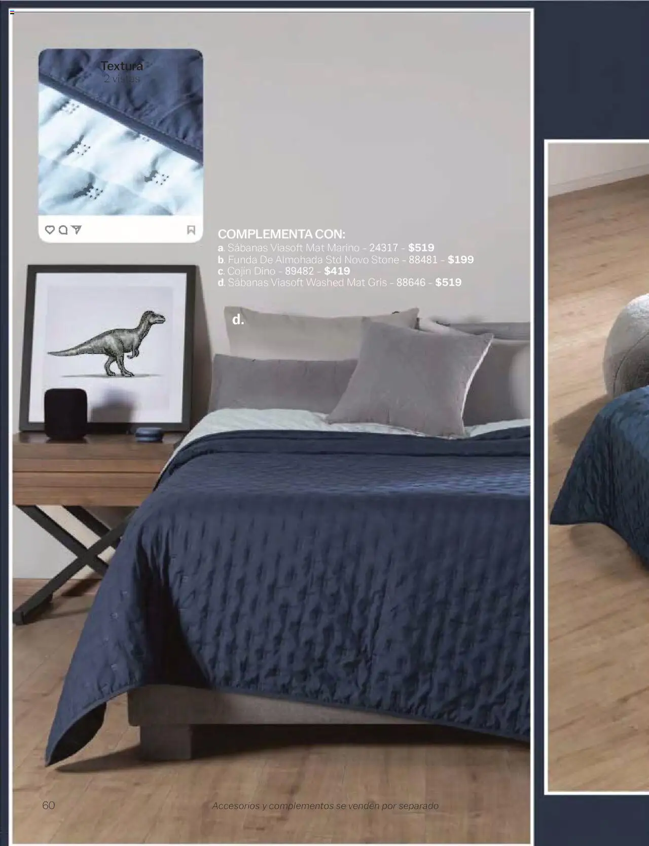 Nuevas ofertas de Vianney válidas en toda la República Mexicana desde el 24.01.2025. ¡Encuentra las mejores ofertas en Vianney catálogo Chavos! | Página: 62 | Productos: Funda, Funda de almohada, Almohada, Sabanas