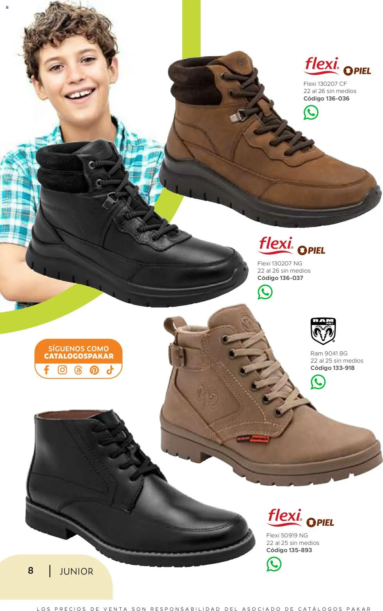 Nuevas ofertas de SC Pakar válidas en toda la República Mexicana desde el 24.07.2025. ¡Encuentra las mejores ofertas en SC Pakar - Catálogo Junior otoño / invierno! | Página: 8