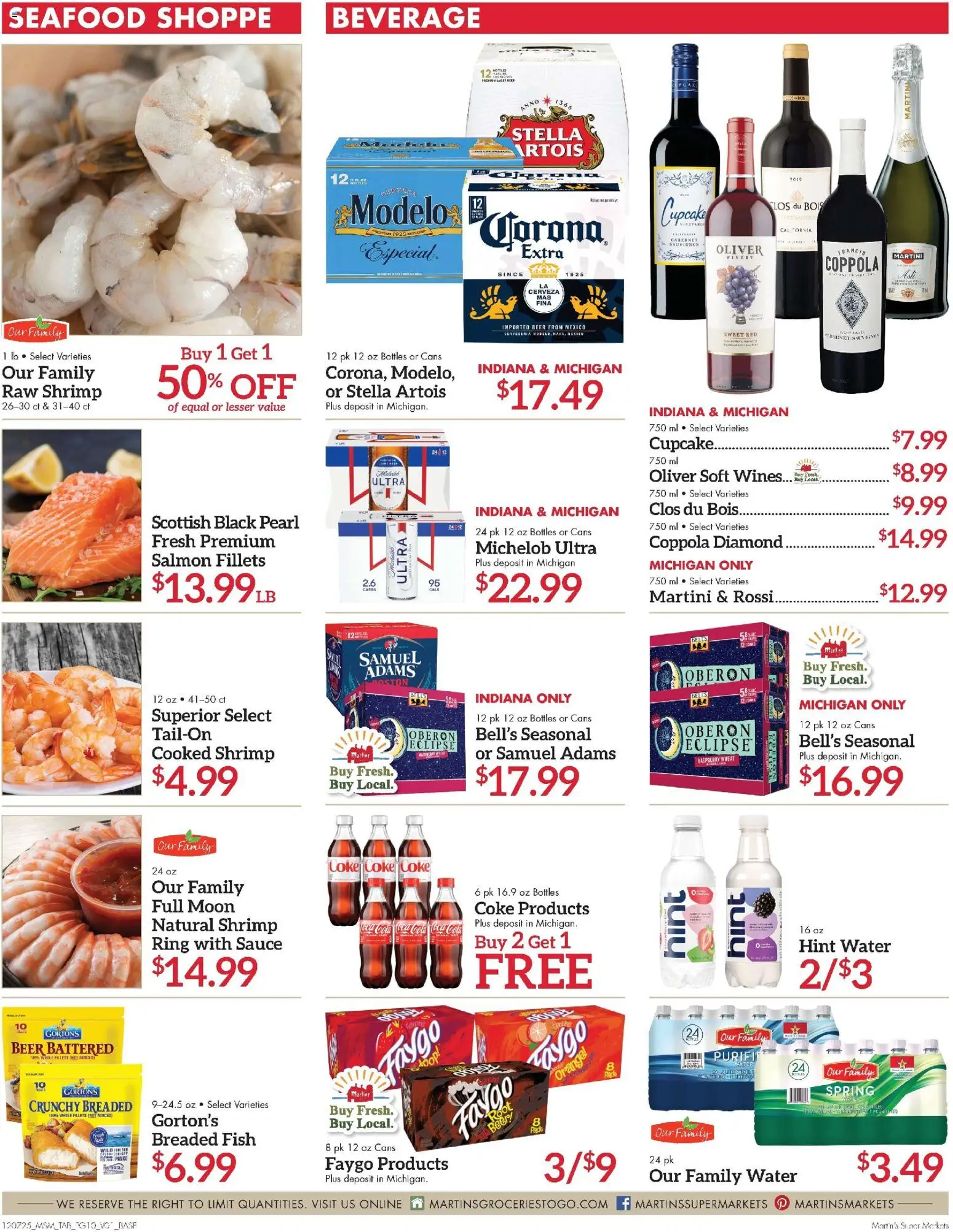 Martin’s - Next Ad - IN - valid from 07.12.2025 | Page: 10 | Products: Fish, Water, Sauce, Cupcake