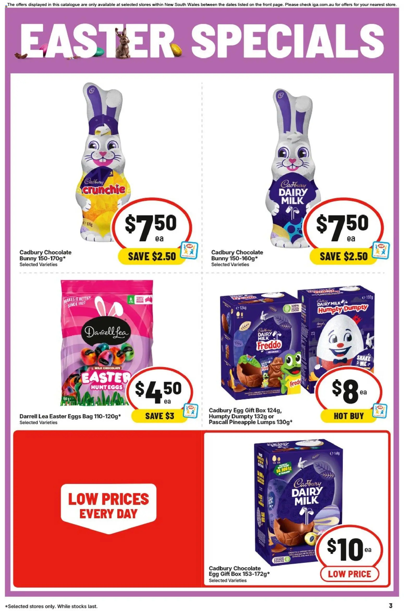 IGA catalogue - valid from 01.04.2026 | Page: 6 | Products: Box, Eggs, Chocolate, Pineapple