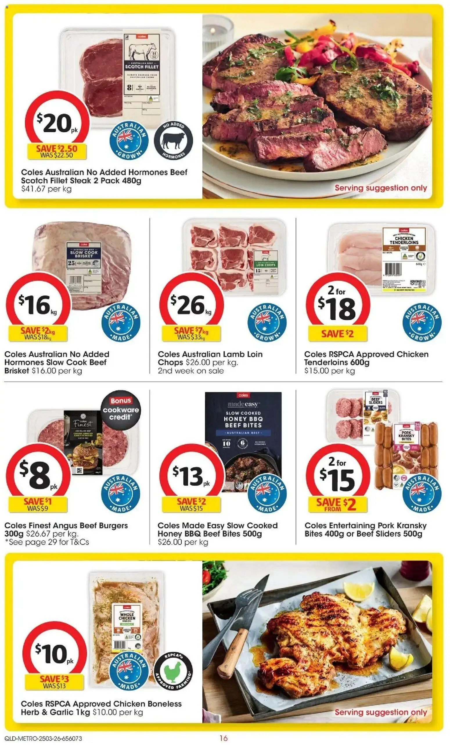 Coles catalogue - valid from 25.03.2026 | Page: 16 | Products: Honey, Cookware, Scotch, Garlic