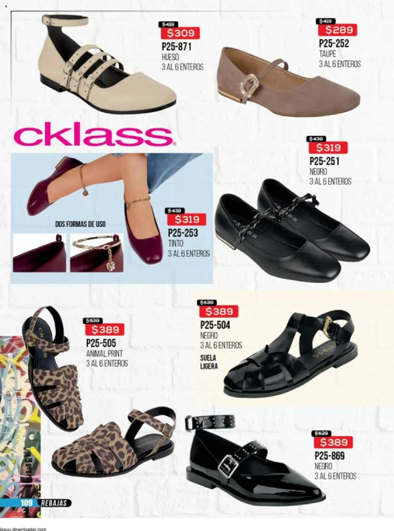 Nuevas ofertas de Cklass válidas en toda la República Mexicana desde el 31.10.2025. ¡Encuentra las mejores ofertas en Cklass catálogo Súper Rebajas Calzado! | Página: 110