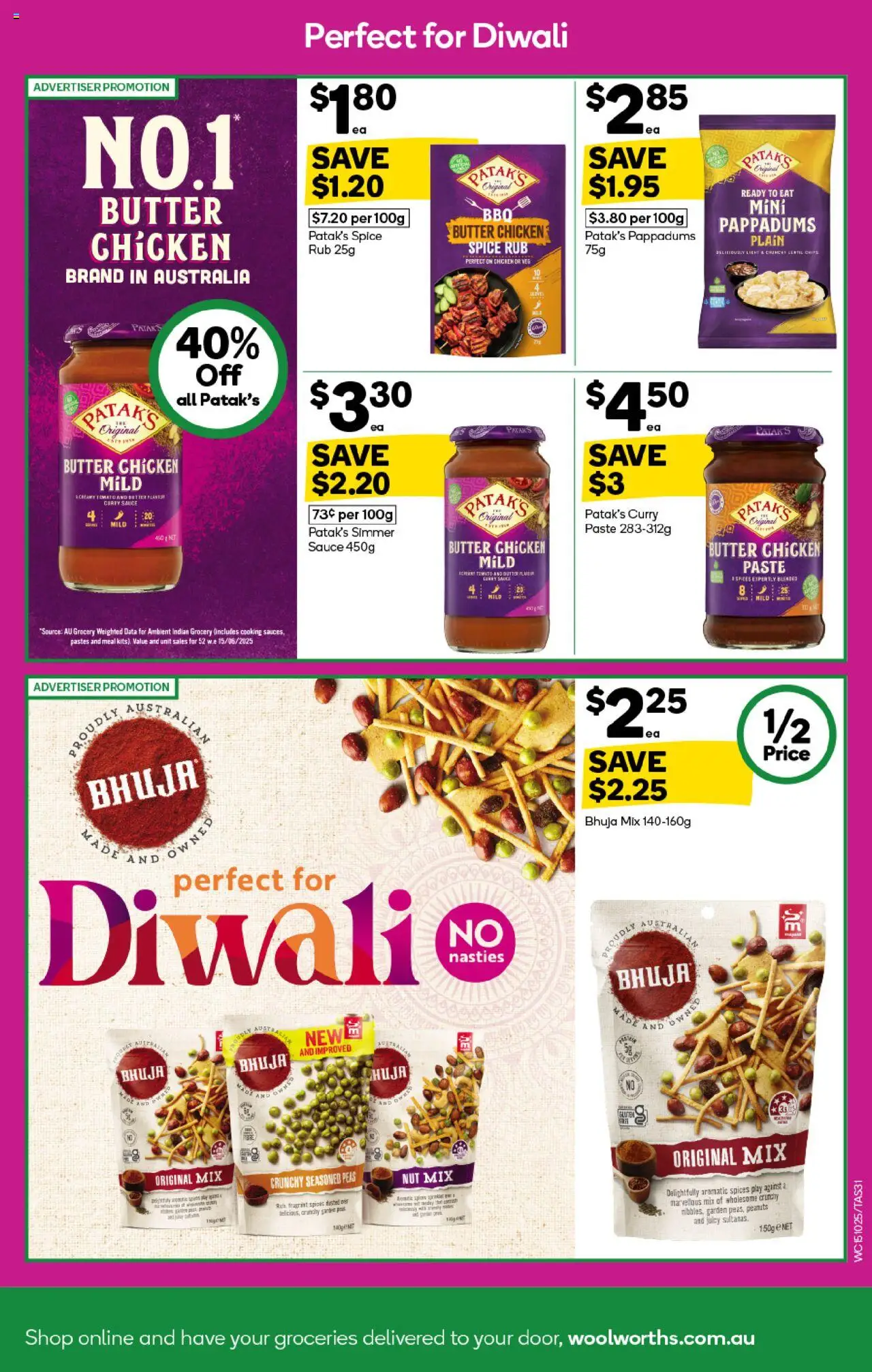 Woolworths catalogue - valid from 15.10.2025 | Page: 31 | Products: Curry, Butter, Spices, Sauce