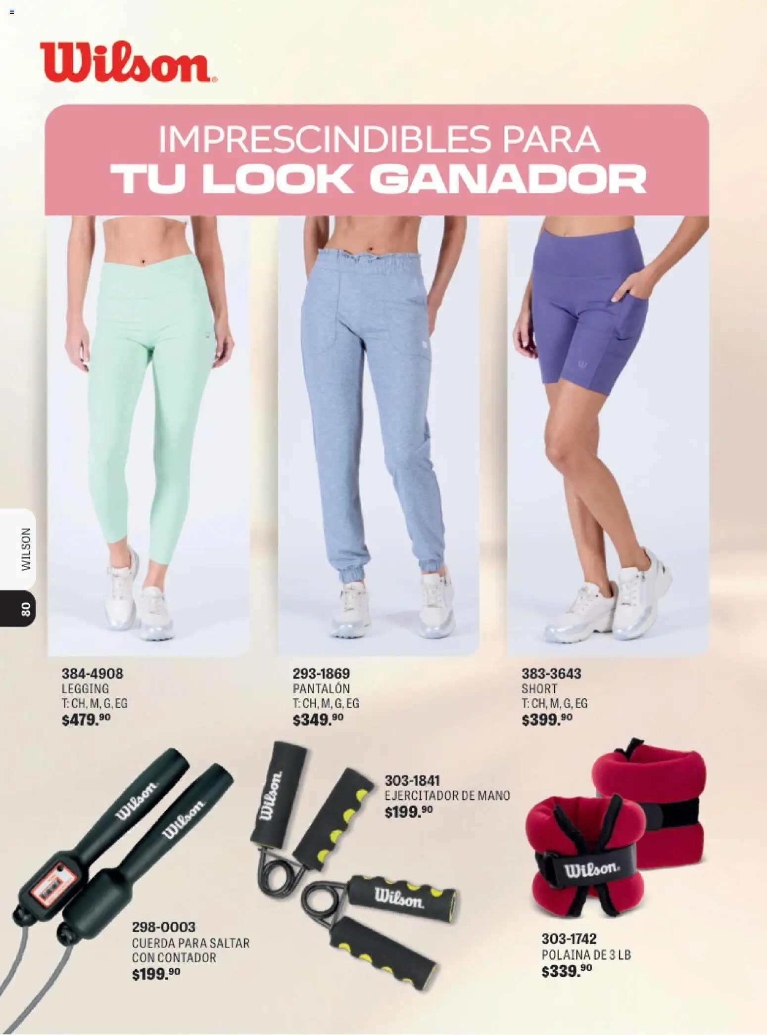 Nuevas ofertas de Andrea válidas en toda la República Mexicana desde el 31.10.2025. ¡Encuentra las mejores ofertas en Andrea catálogo Wilson! | Página: 6 | Productos: Cuerda, Short