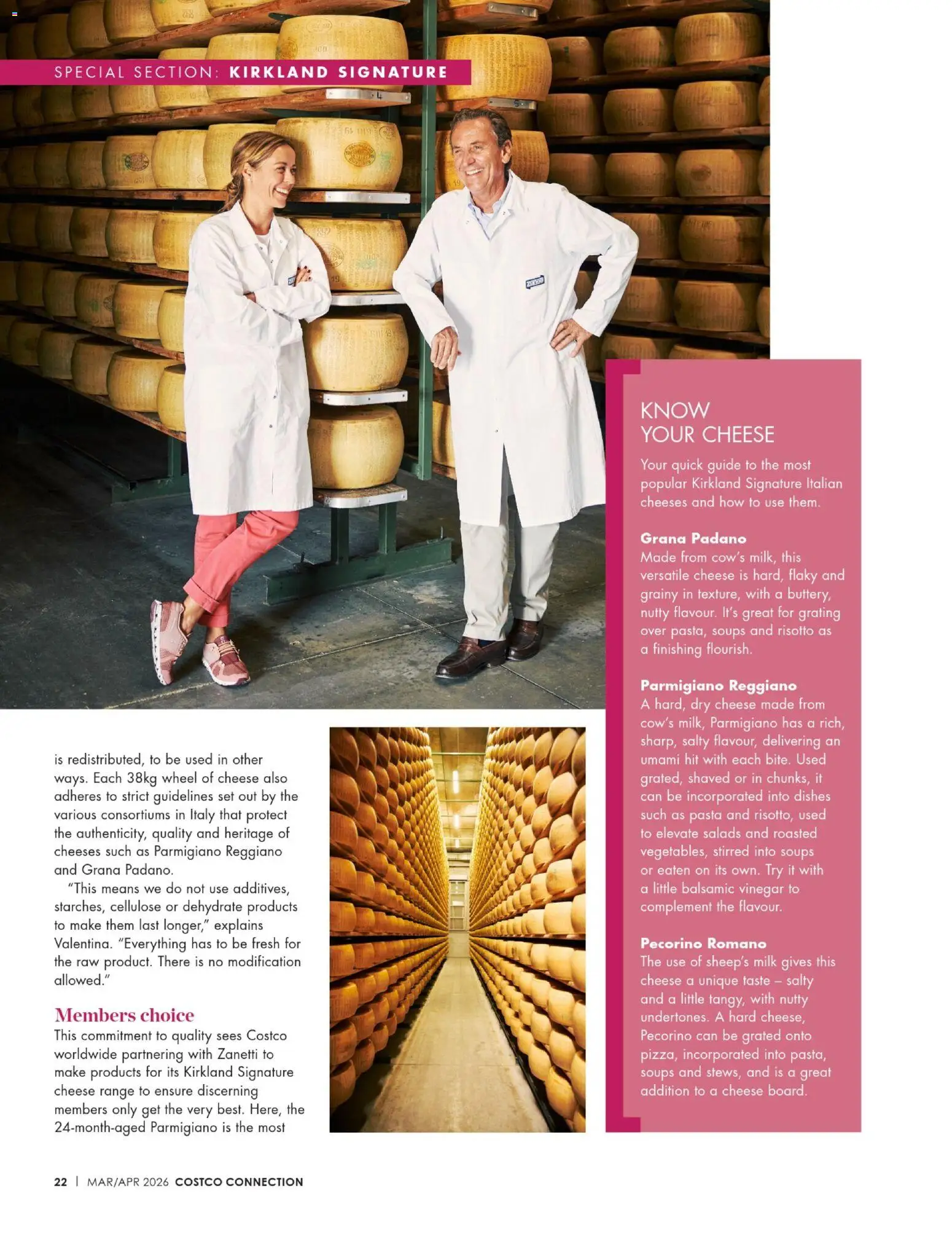 Costco catalogue - valid from 01.03.2026 | Page: 22 | Products: Milk, Cheese, Pasta, Vinegar