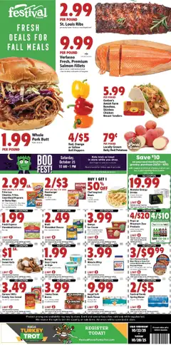 Preview of Festival Foods weekly ads valid from 22.10.2025
