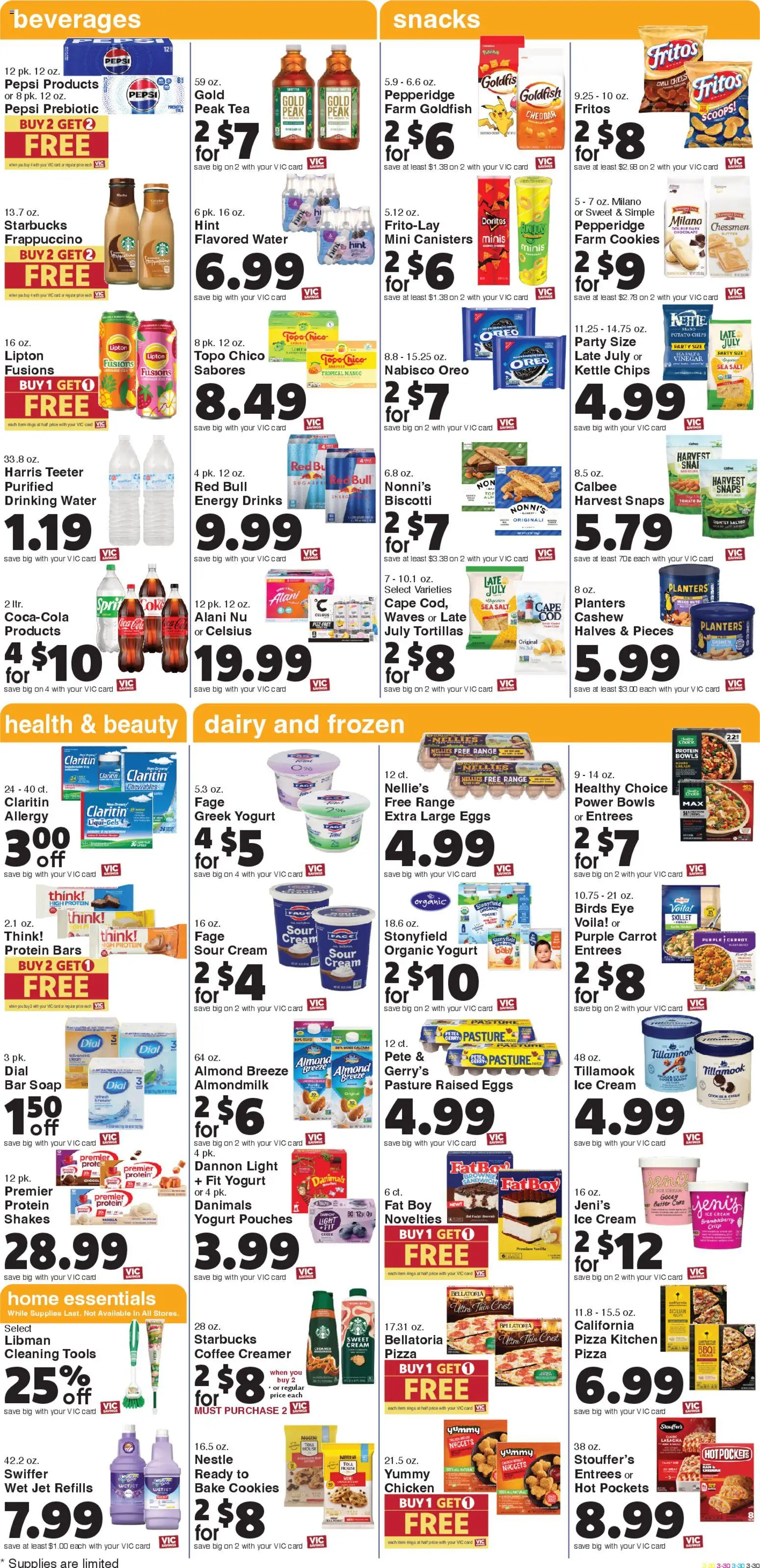 Harris Teeter Weekly Ad - SC - valid from 08.04.2026 | Page: 6 | Products: Ham, Cream, Mango, Kettle