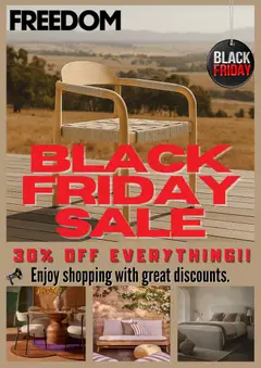 Freedom Furniture - Black Friday preview  - valid from 26.11.2025