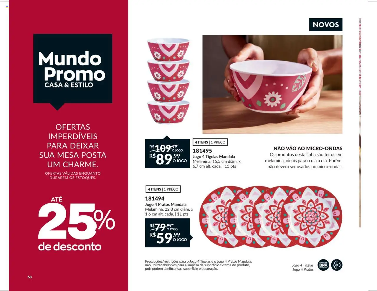 Avon Folheto - válido de 16.06.2025 | Página: 68 | Produtos: Mesa, Microondas