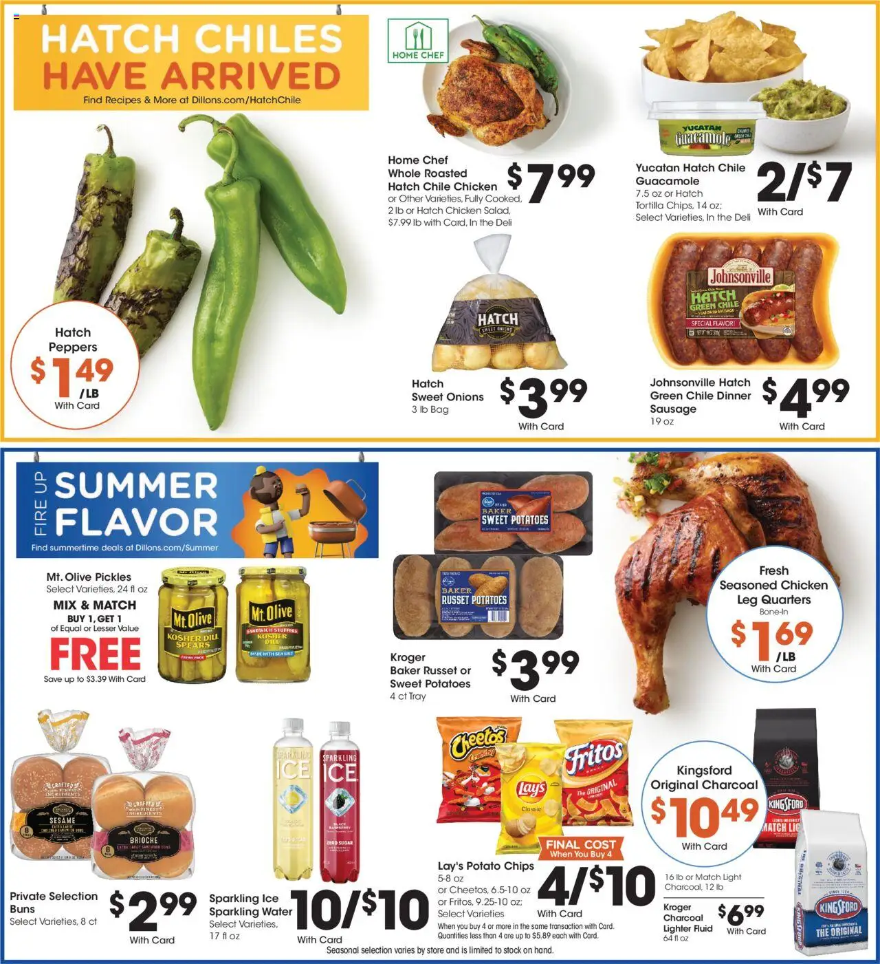 Dillons Weekly Ad - valid from 06.08.2025 | Page: 8 | Products: Chips, Salt, Sausage, Bag