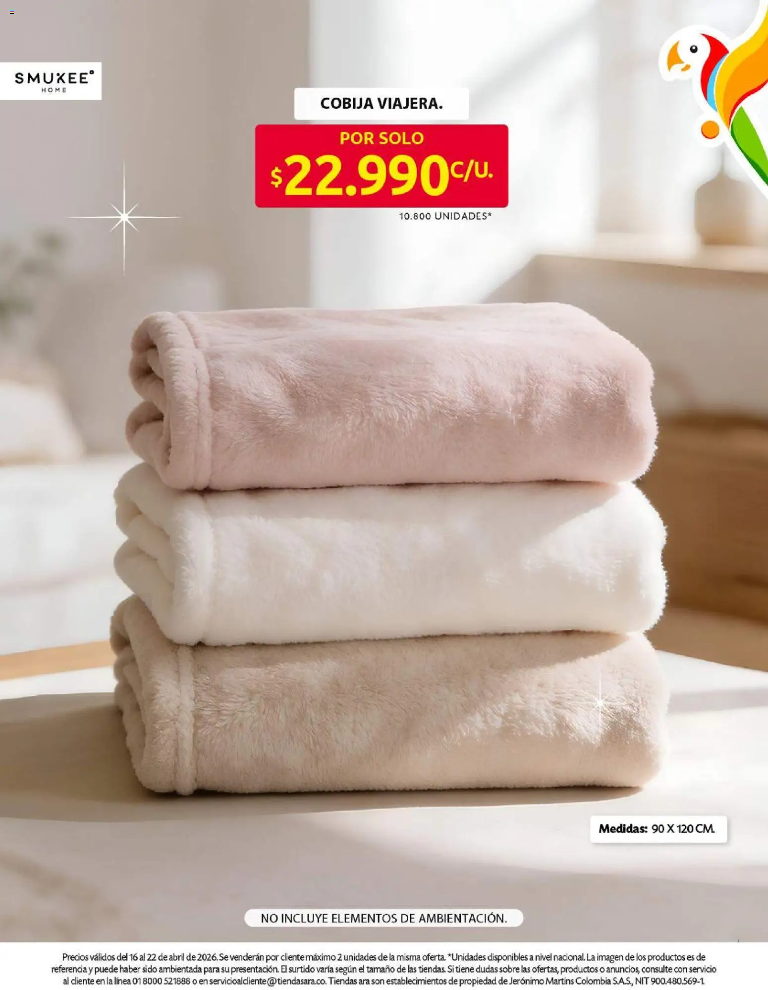 Ara revista - valida desde el 16.04.2026 | Página: 7 | Productos: Sobre, Cobija