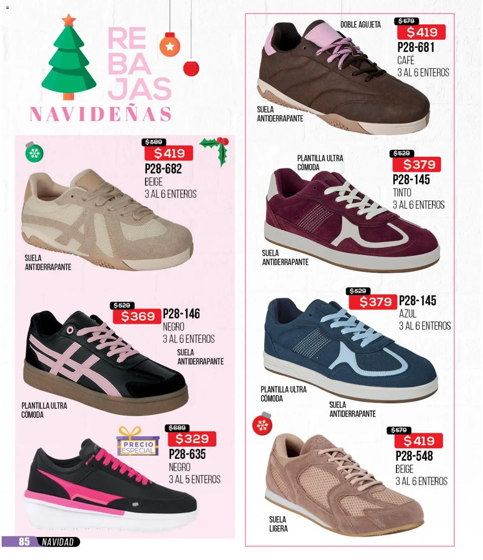 Nuevas ofertas de Cklass válidas en toda la República Mexicana desde el 30.11.2025. ¡Encuentra las mejores ofertas en Cklass catálogo Rebajas Navideñas Calzado! | Página: 86 | Productos: Café