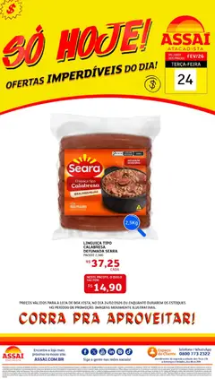 Encarte Assaí Atacadista - RR - Pré-Visualização do folheto da loja Assaí Atacadista, válido de 24.02.2026