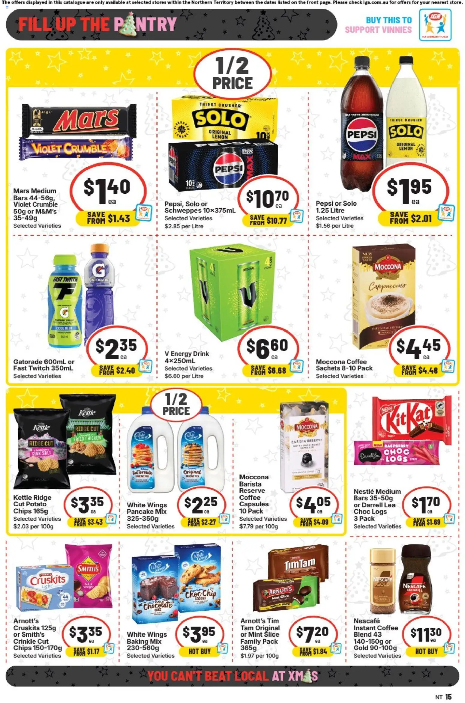IGA catalogue - valid from 10.12.2025 | Page: 13 | Products: Chicken, Pepsi, Raspberry, Kettle