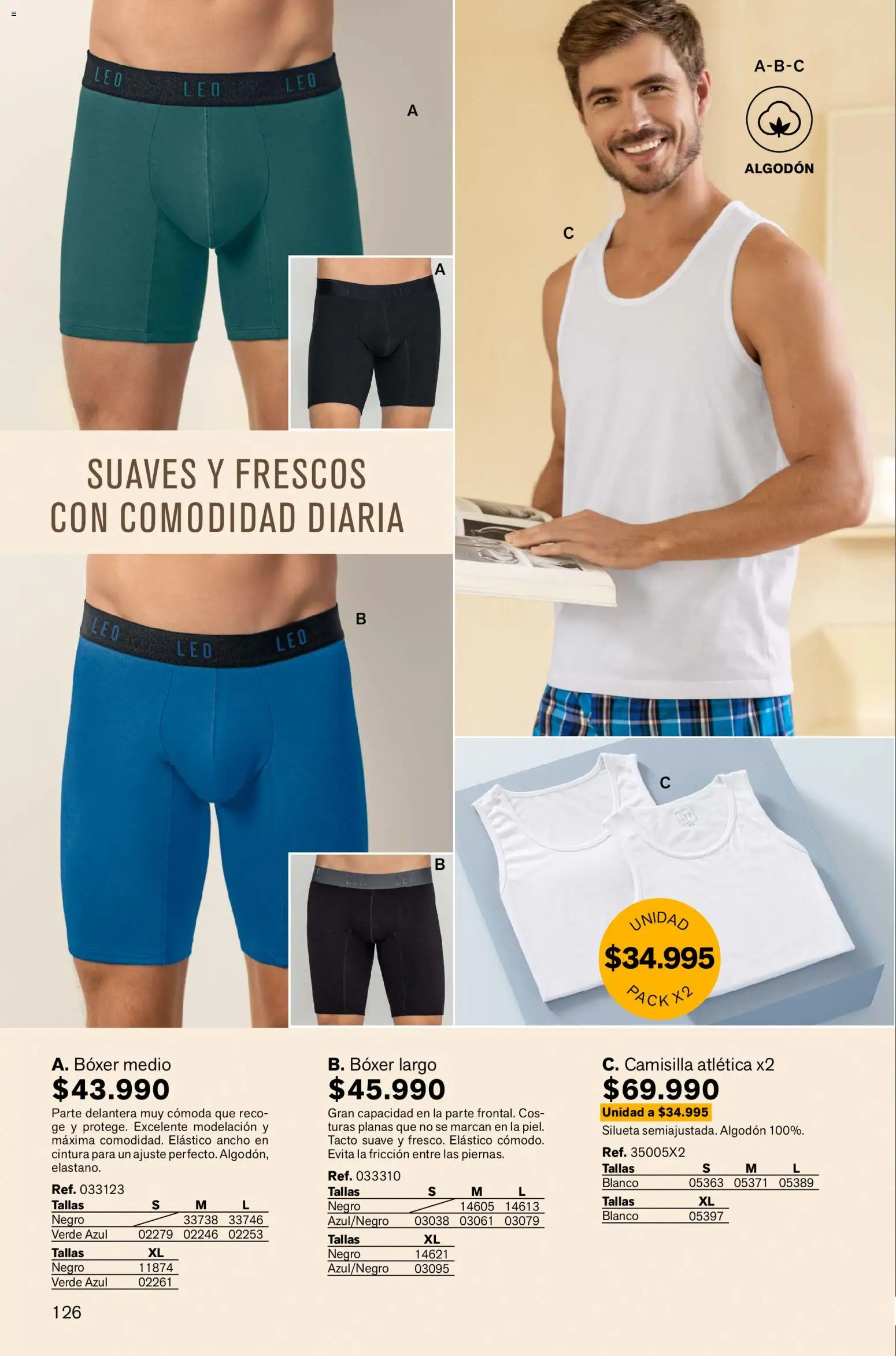 Leonisa revista - valida desde el 13.11.2025 | Página: 126 | Productos: Algodón, Cómoda