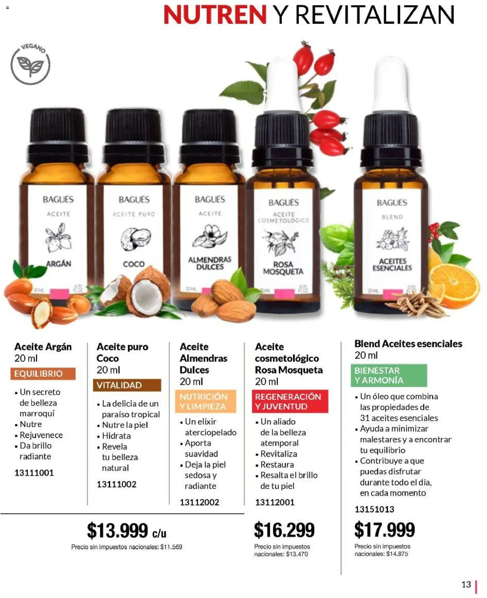 Bagués - Catálogo │ válido desde el 20.10.2025 | Página: 13 | Productos: Almendras, Aceite, Brillo, Radiante
