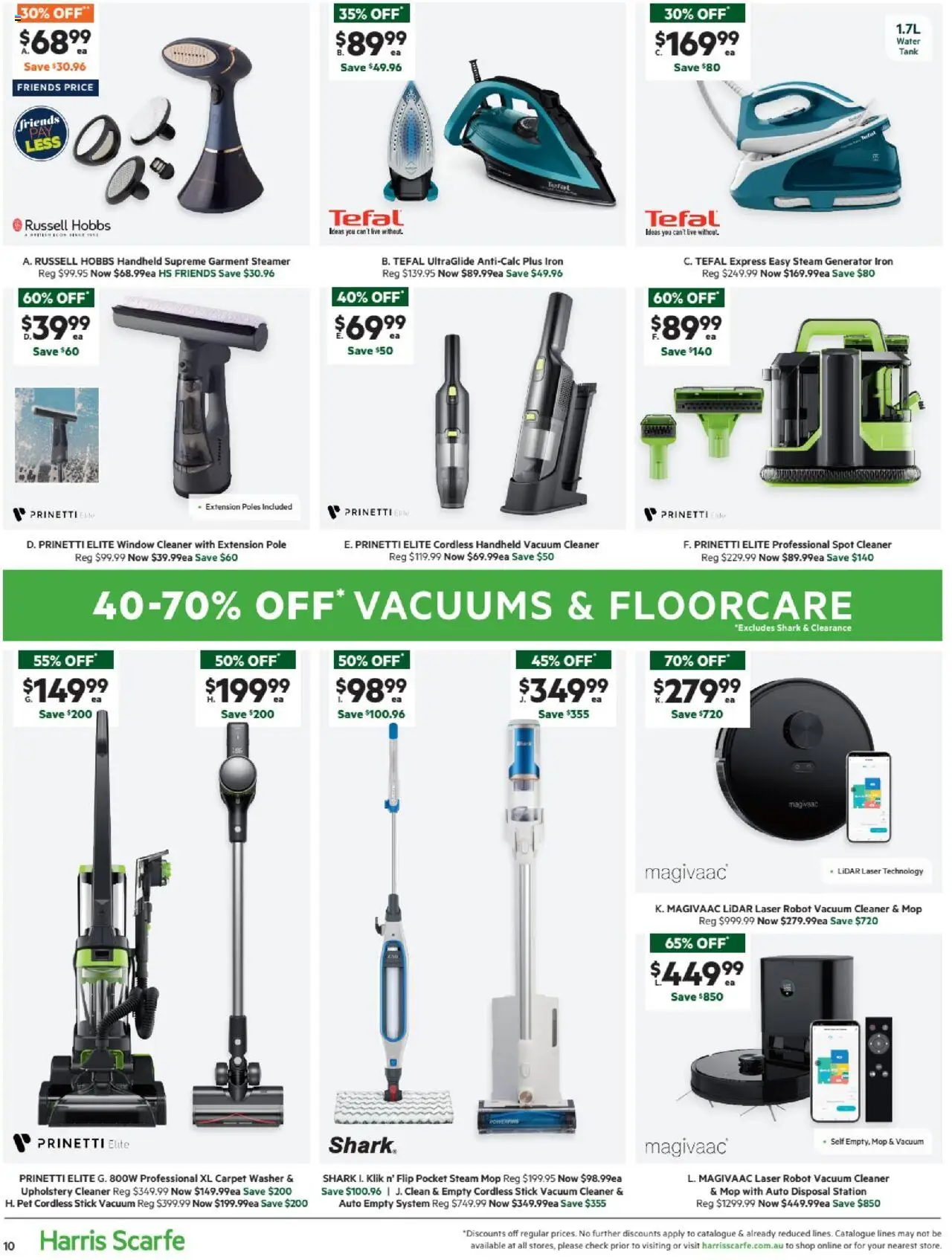 Harris Scarfe catalogue - valid from 28.06.2025 | Page: 10 | Products: Carpet, Water, Washer, Robot