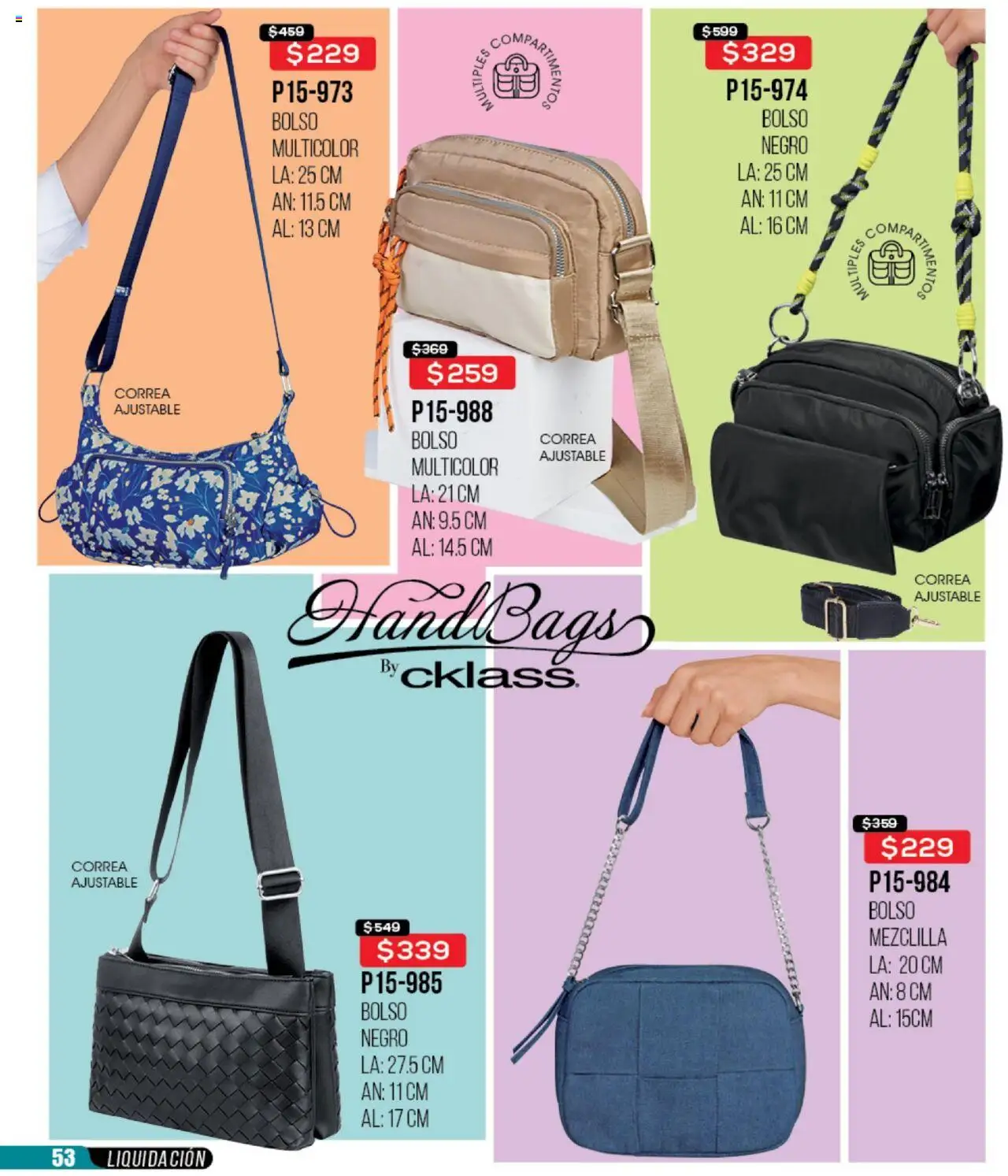 Nuevas ofertas de Cklass válidas en toda la República Mexicana desde el 09.09.2025. ¡Encuentra las mejores ofertas en Cklass - Catálogo Liquidacion Calzado! | Página: 237 | Productos: Bolso