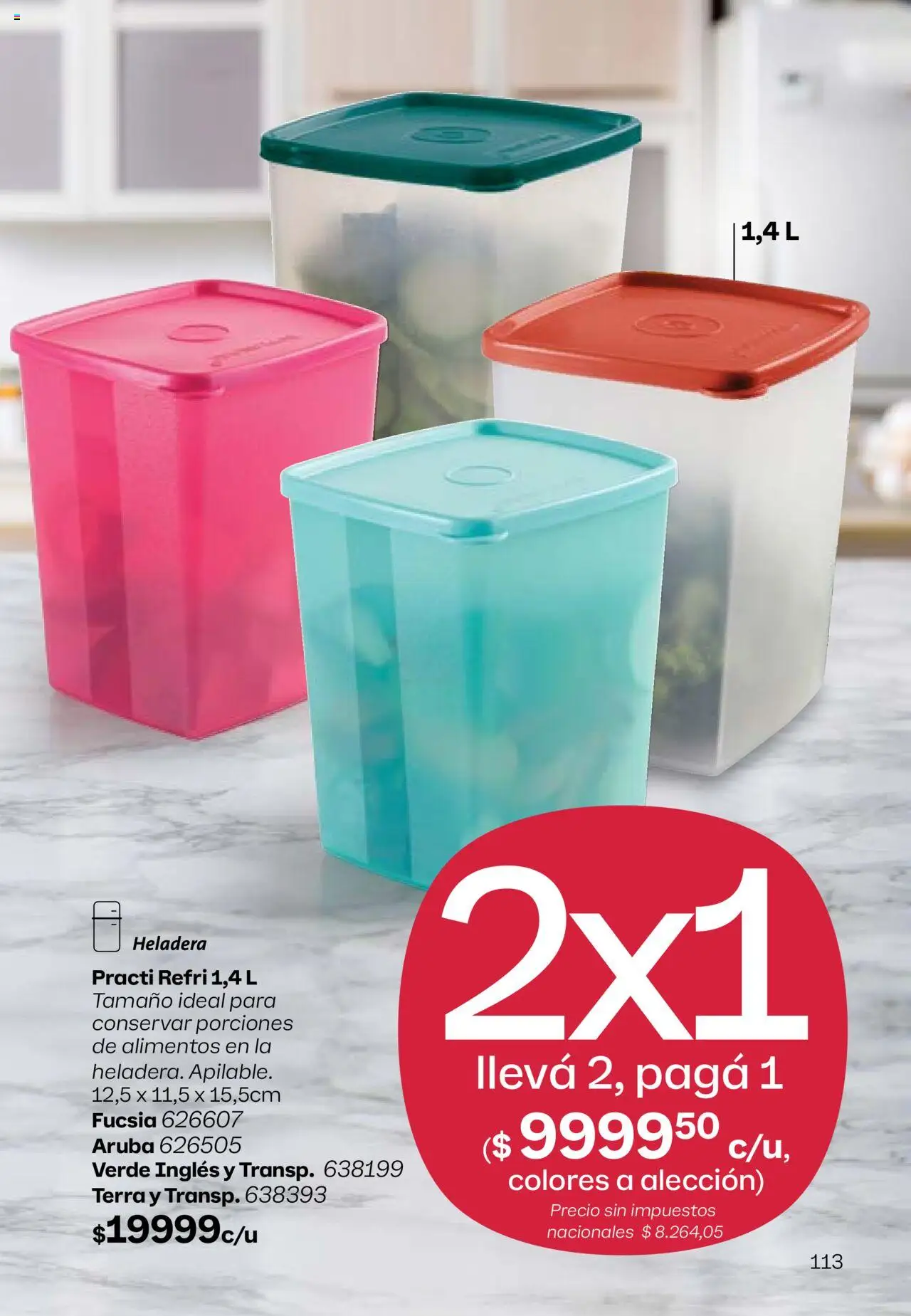 Tupperware Folleto │ válido desde el 11.08.2025 | Página: 114 | Productos: Heladera