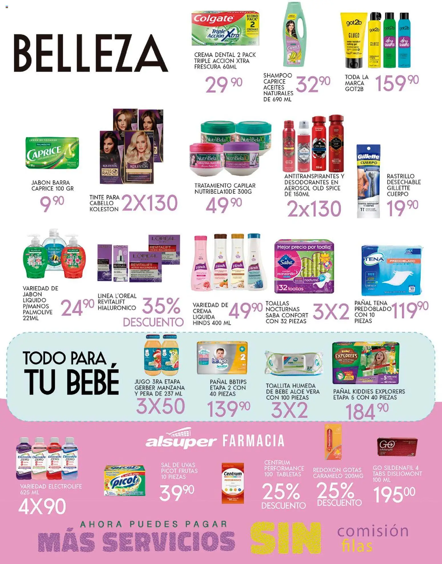 Nuevas ofertas de Alsuper válidas en toda la República Mexicana desde el 07.11.2025. ¡Encuentra las mejores ofertas en Alsuper folleto Saltillo! | Página: 4 | Productos: Jugo, Toalla, Toallas, Jabón