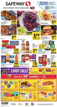 Preview of Safeway weekly ads valid from 01.10.2025