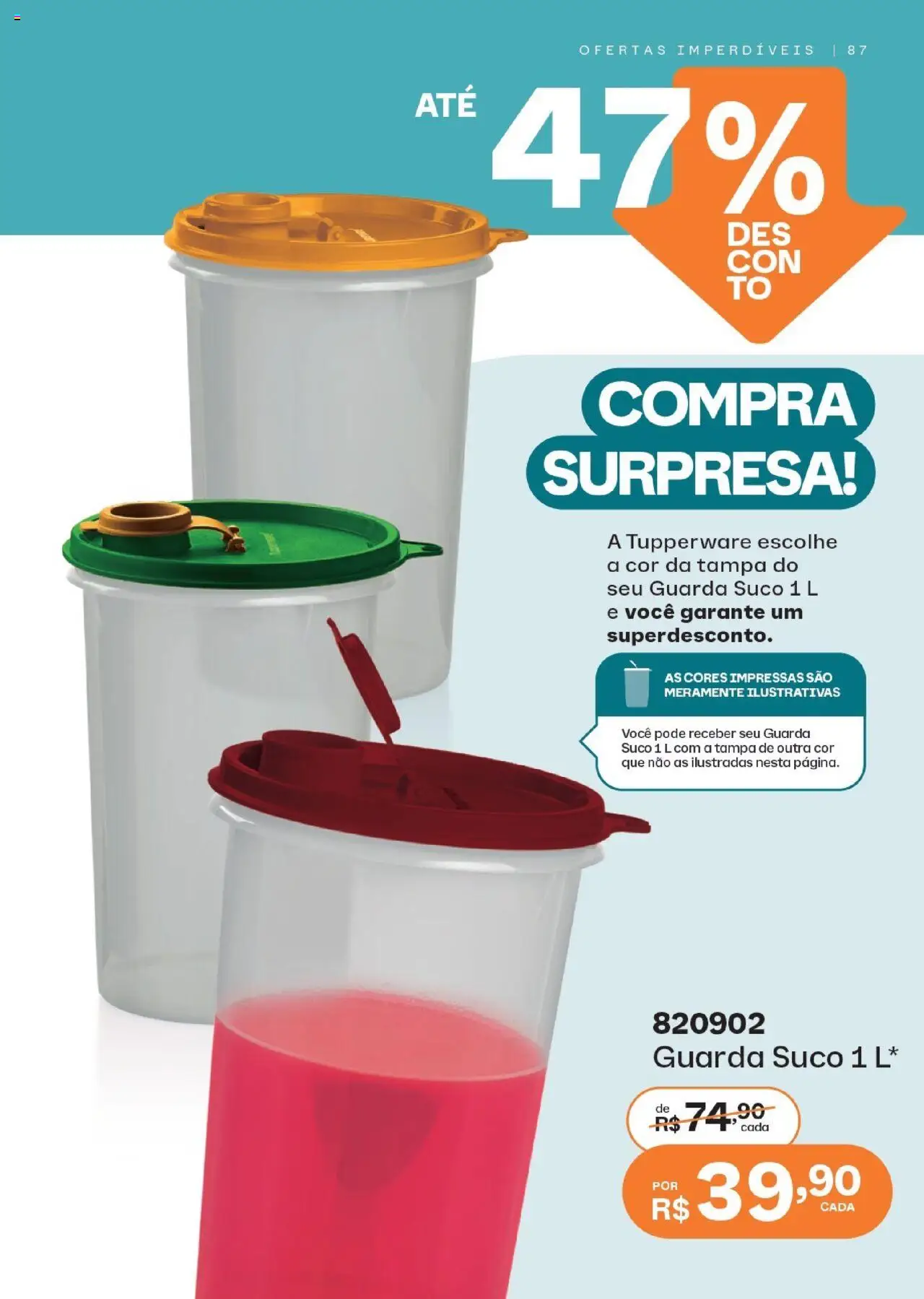 Tupperware Folheto - válido de 01.09.2025 | Página: 87 | Produtos: Suco