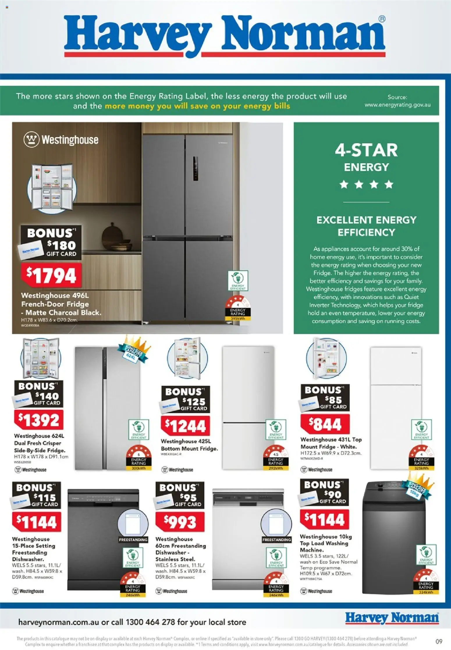 Harvey Norman catalogue - valid from 15.01.2026 | Page: 9 | Products: Accessories, Fridge, Dishwasher