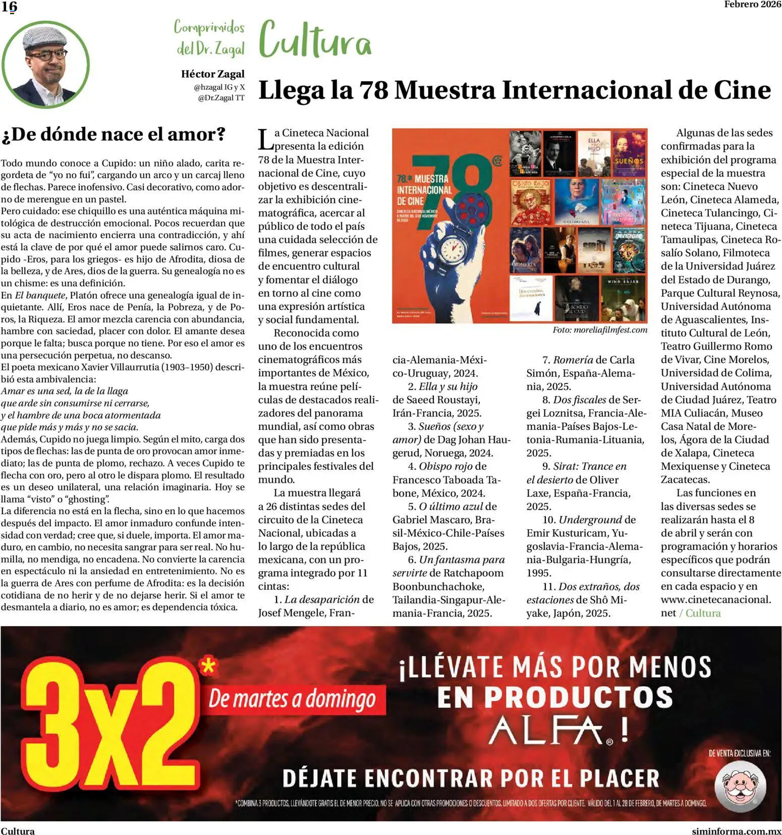 Nuevas ofertas de Farmacias Similares válidas en toda la República Mexicana desde el 01.02.2026. ¡Encuentra las mejores ofertas en Farmacias Similares catálogo! | Página: 16 | Productos: Torno, Té, Perfume