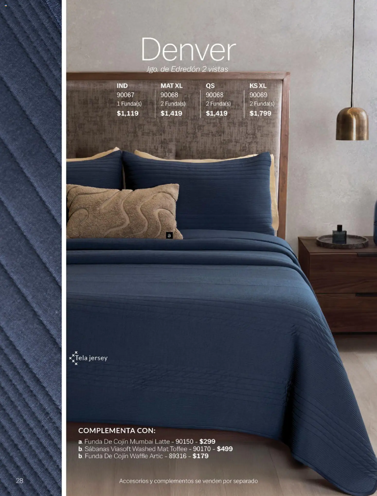 Nuevas ofertas de Vianney válidas en toda la República Mexicana desde el 06.03.2026. ¡Encuentra las mejores ofertas en Vianney catálogo Tu hogar, nuestra pasión! | Página: 30 | Productos: Funda, Sabanas