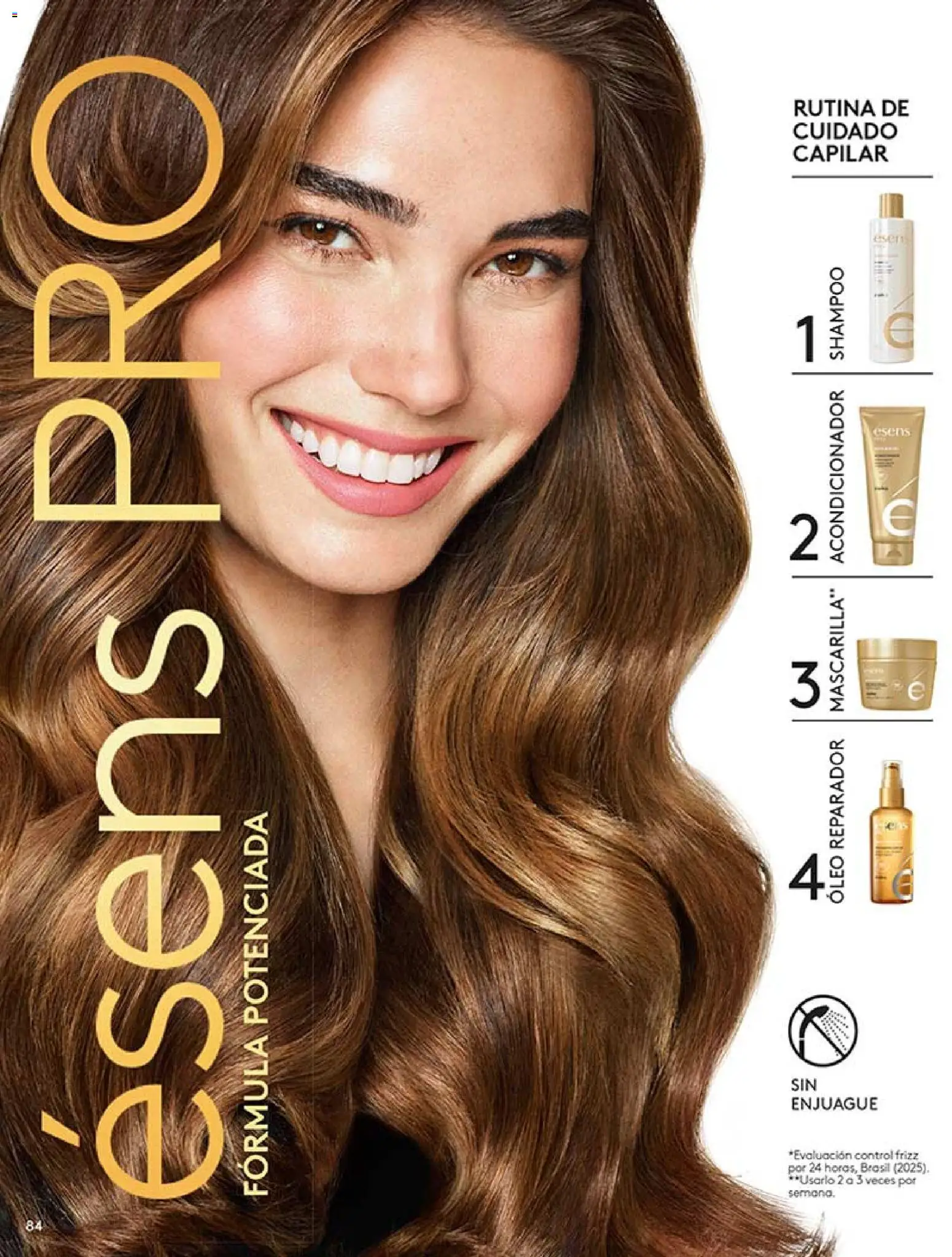 Ésika revista - valida desde el 03.04.2026 | Página: 84 | Productos: Shampoo, Mascarilla, Acondicionador