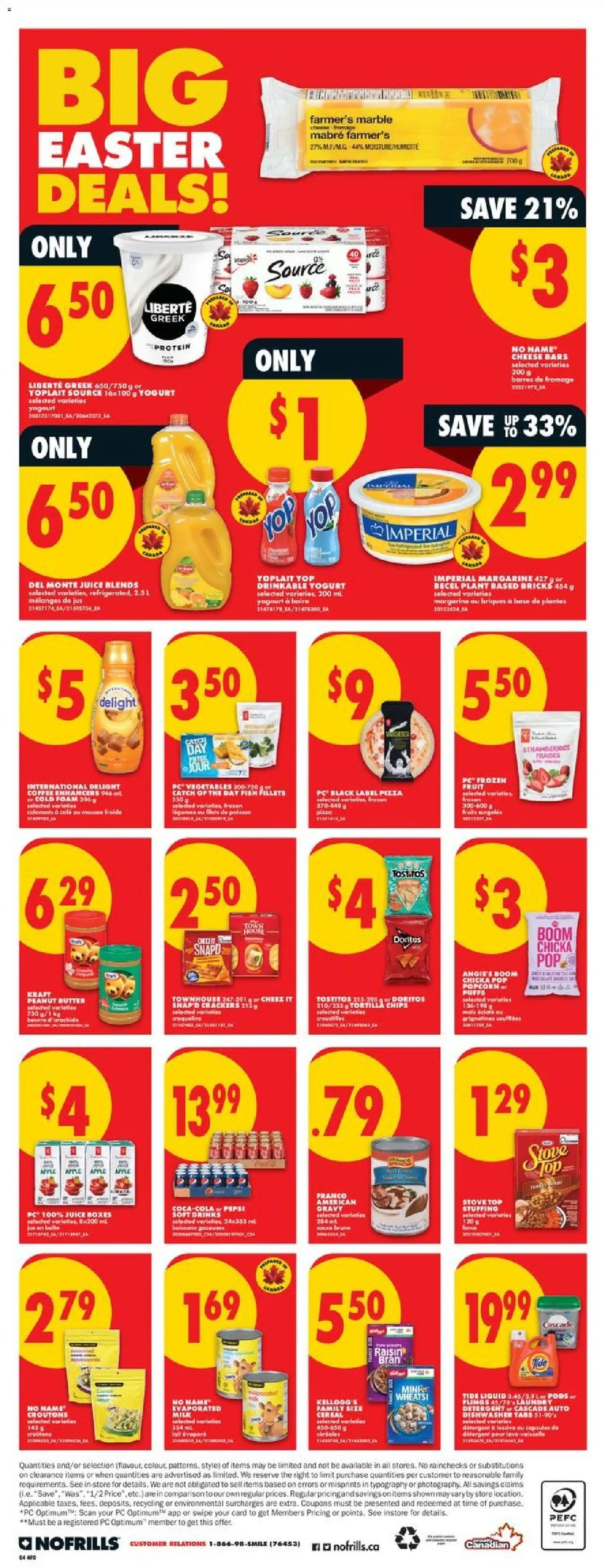 No Frills flyer valid from 26.03.2026 | Page: 6 | Products: Stove, Detergent, Butter, Coffee