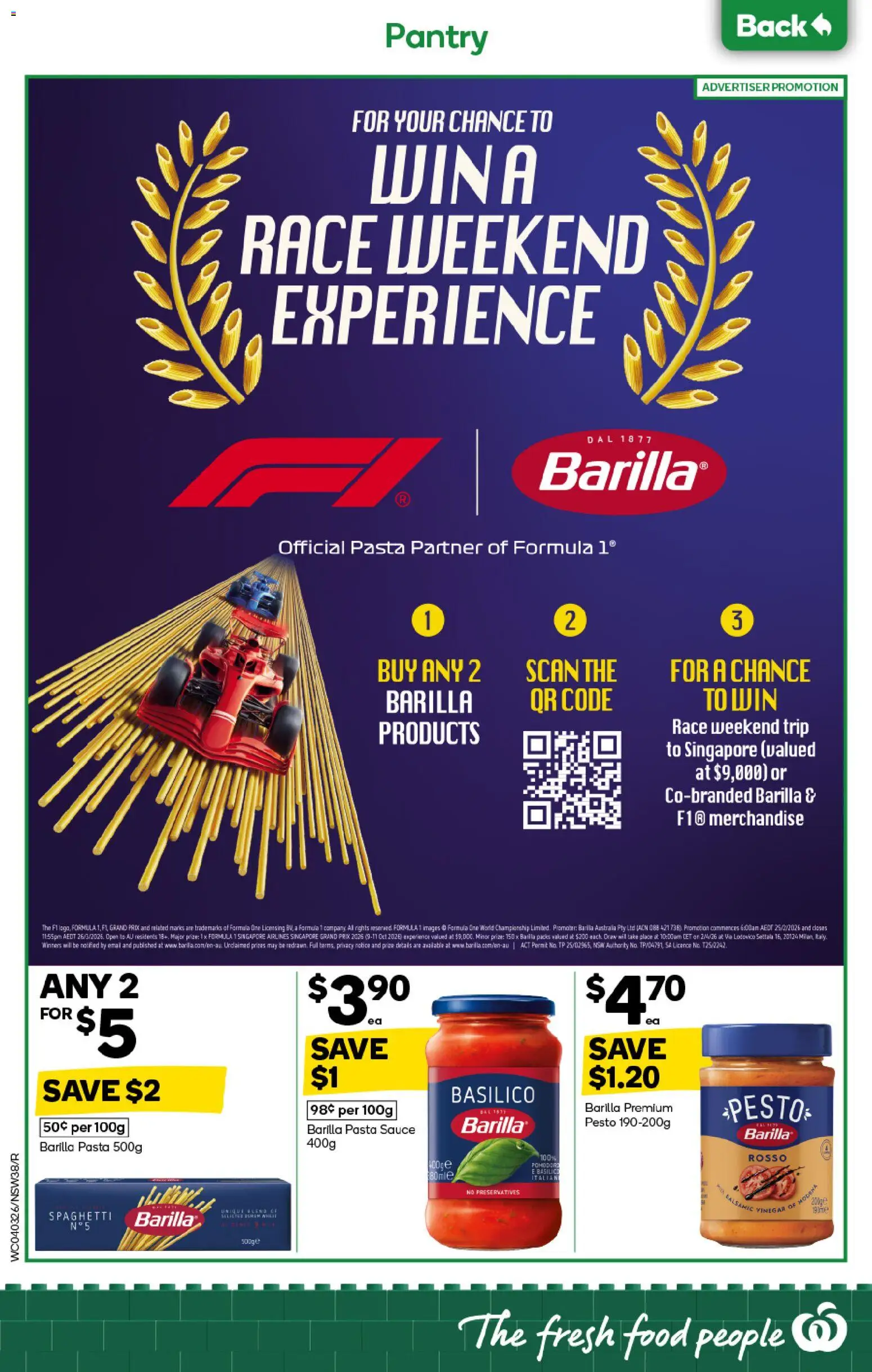 Woolworths catalogue - valid from 04.03.2026 | Page: 38 | Products: Pasta, Sauce