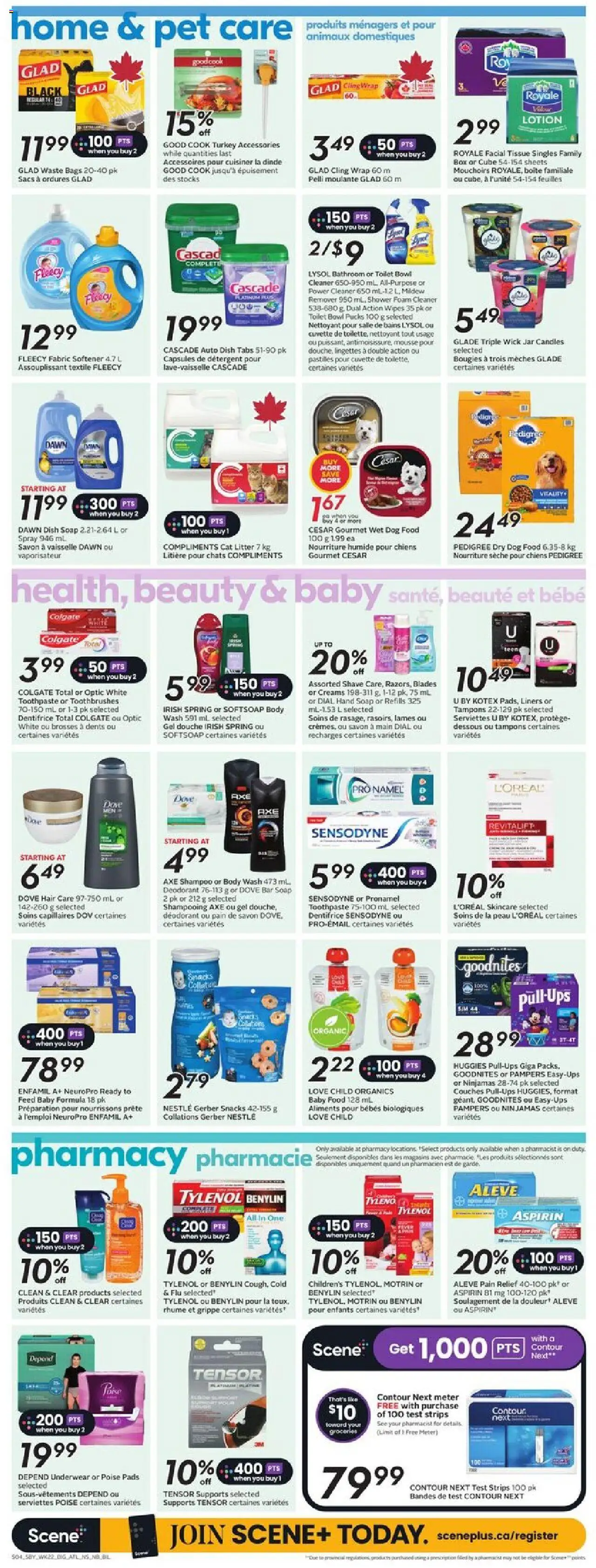 Sobeys flyer valid from 25.09.2025 | Page: 13 | Products: Shampoo, Deodorant, Toothpaste, Shower