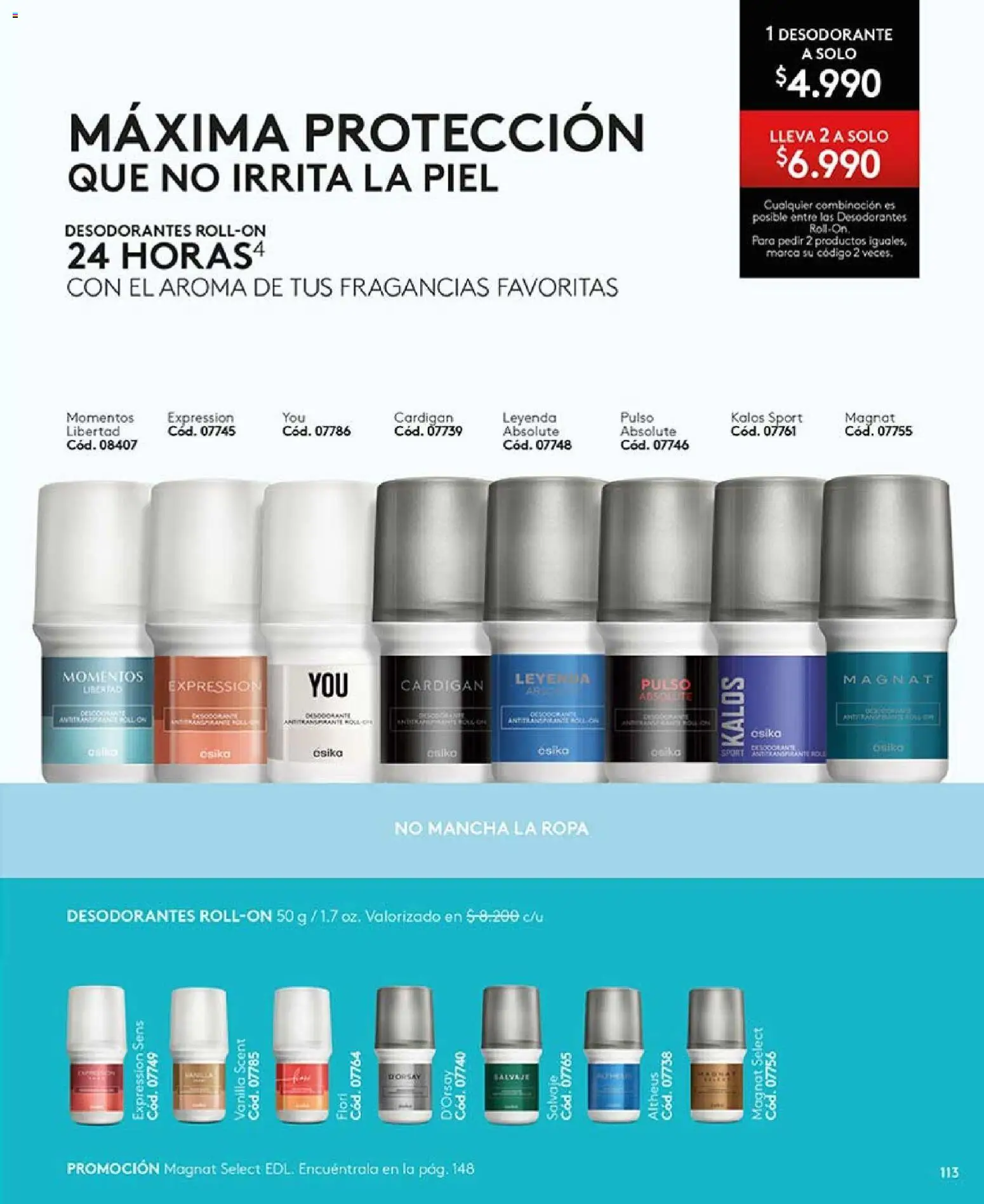 Catálogo Ésika Campaña 18 │ válido desde el 01.12.2025 | Página: 125 | Productos: Cardigan, Desodorante, Ropa