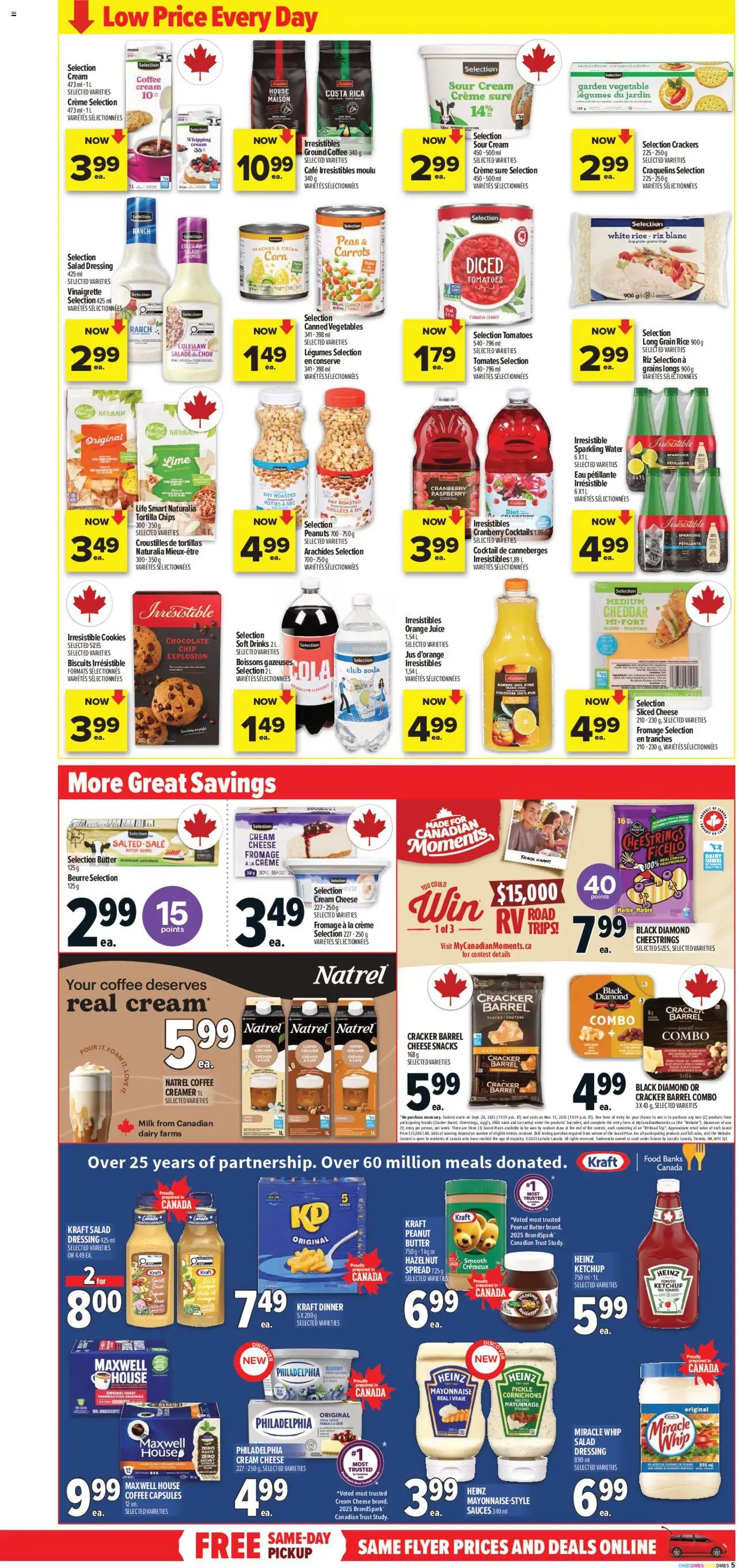Metro flyer valid from 09.10.2025 | Page: 11 | Products: Rice, Sour cream, Cookies, Salad