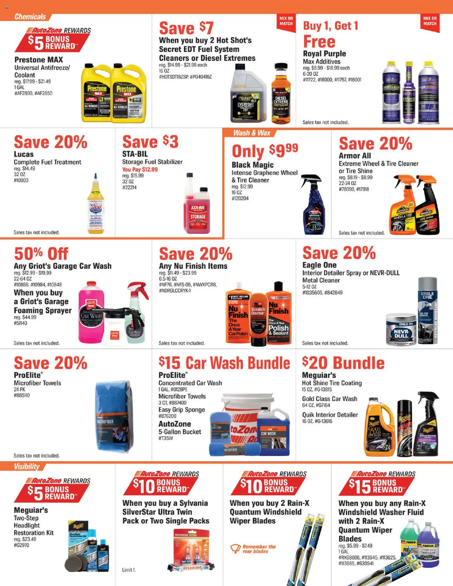 Nuevas ofertas de AutoZone válidas en toda la República Mexicana desde el 21.10.2025. ¡Encuentra las mejores ofertas en AutoZone catálogo Bundle & Save ! | Página: 3 | Productos: Sales