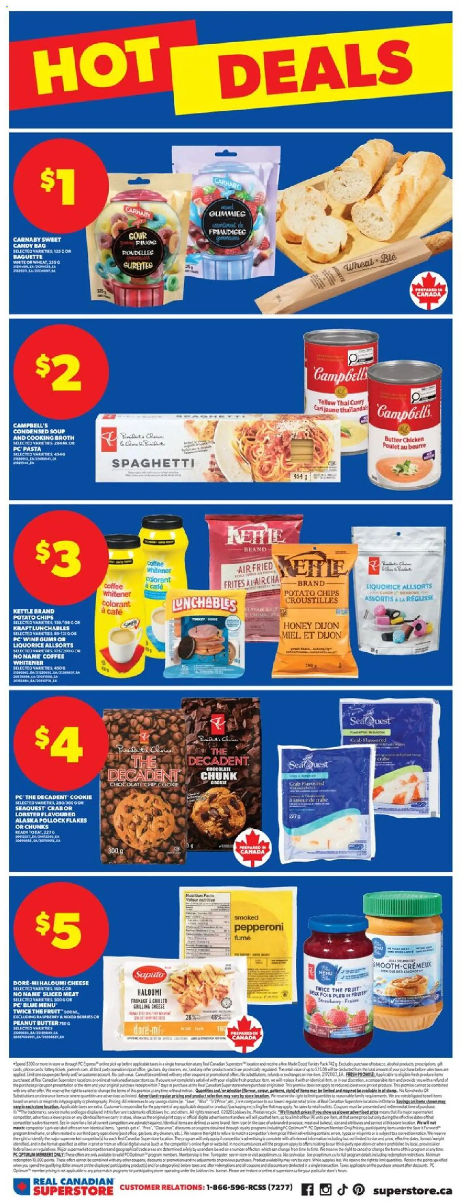 Real Canadian Superstore flyer valid from 08.01.2026 | Page: 7 | Products: Flakes, Shoes, Butter, Chocolate