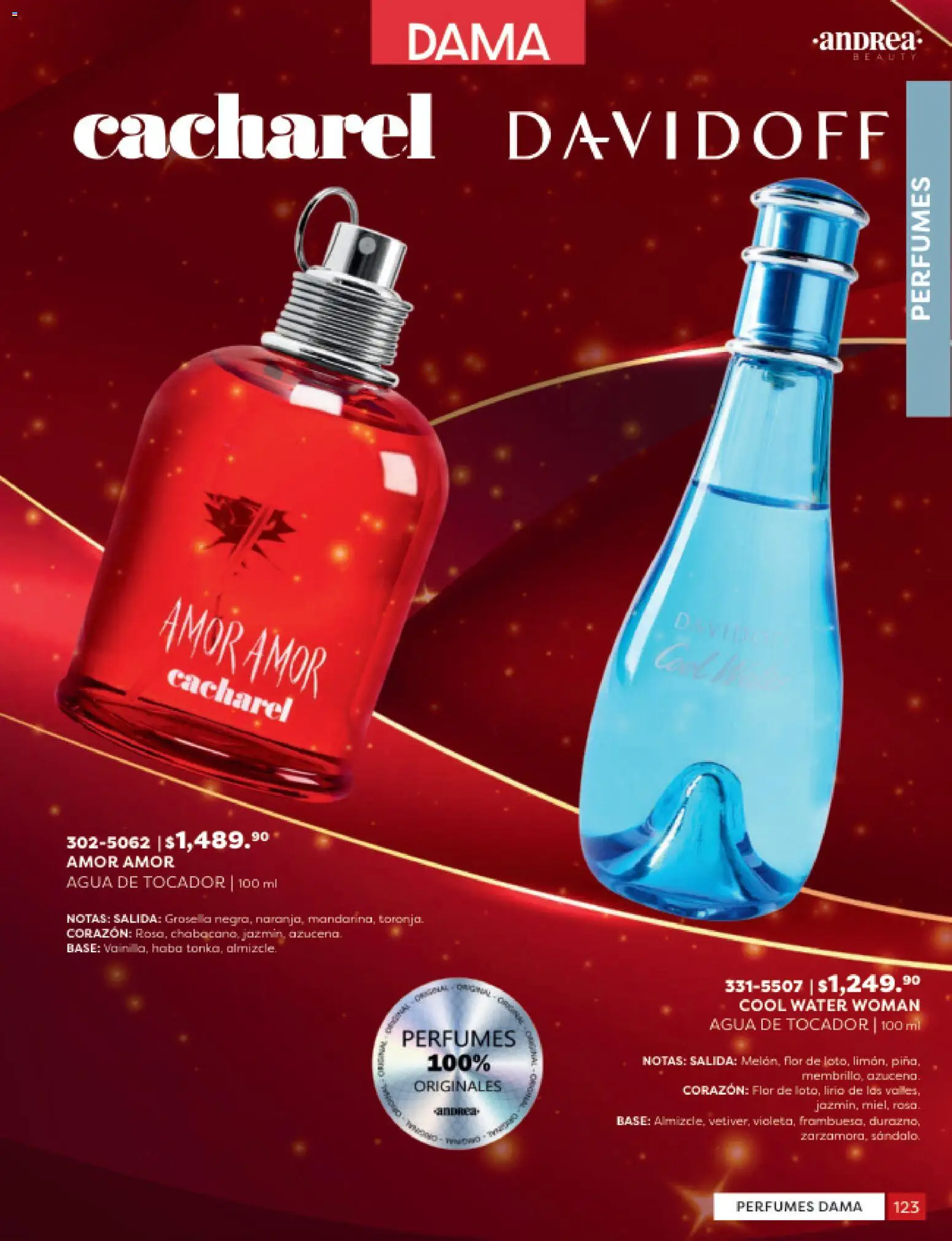 Nuevas ofertas de Andrea válidas en toda la República Mexicana desde el 31.10.2025. ¡Encuentra las mejores ofertas en Andrea catálogo Beauty! | Página: 123 | Productos: Agua