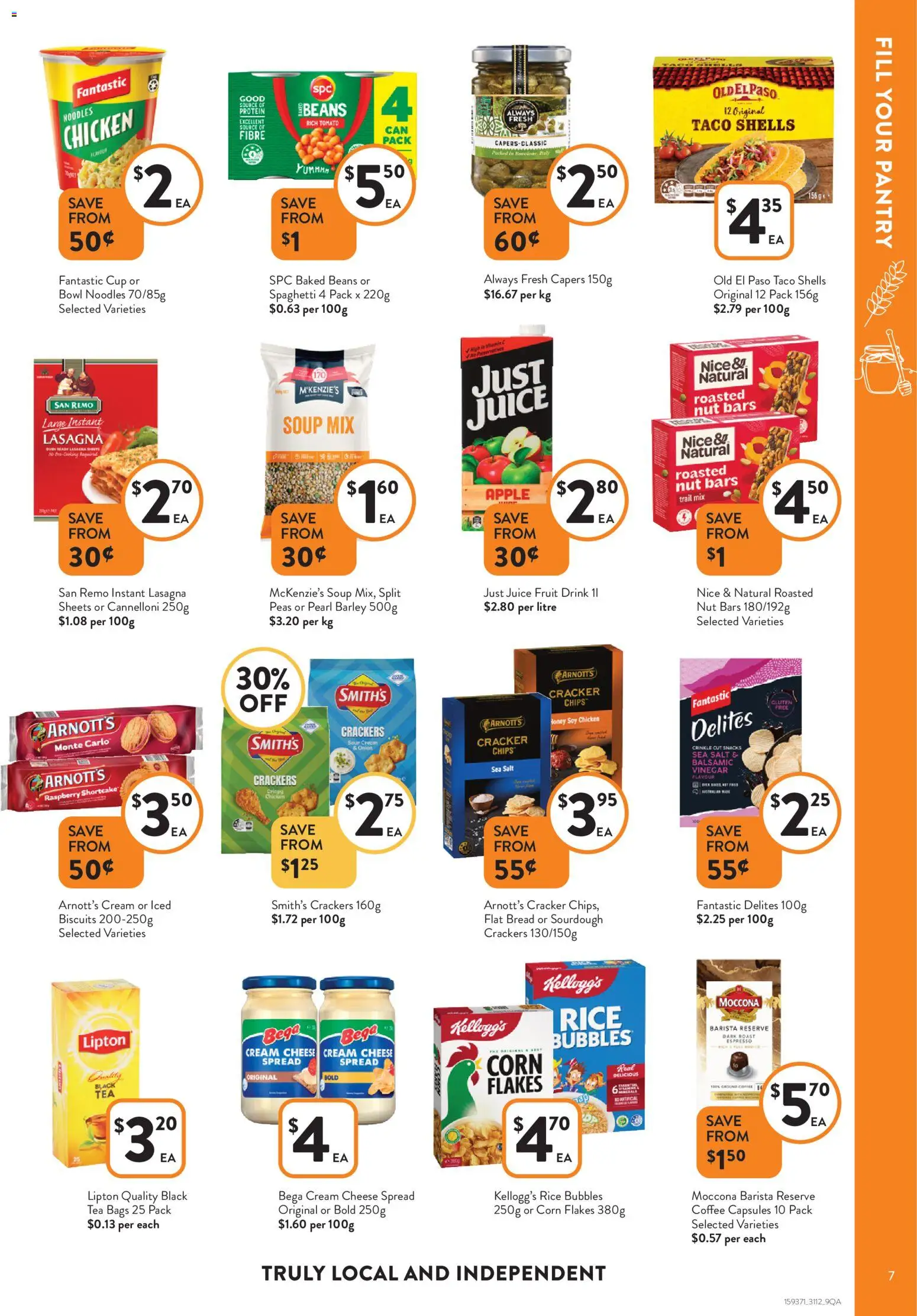 Foodworks catalogue - valid from 31.12.2025 | Page: 7 | Products: Crackers, Cheese, Chips, Flakes