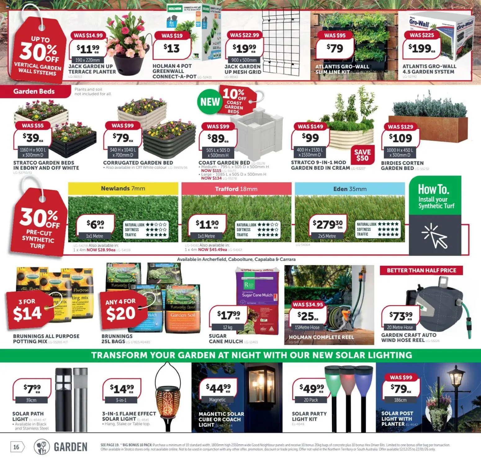 Stratco catalogue - valid from 12.12.2025 | Page: 16 | Products: Table, Pot, Sugar, Bag