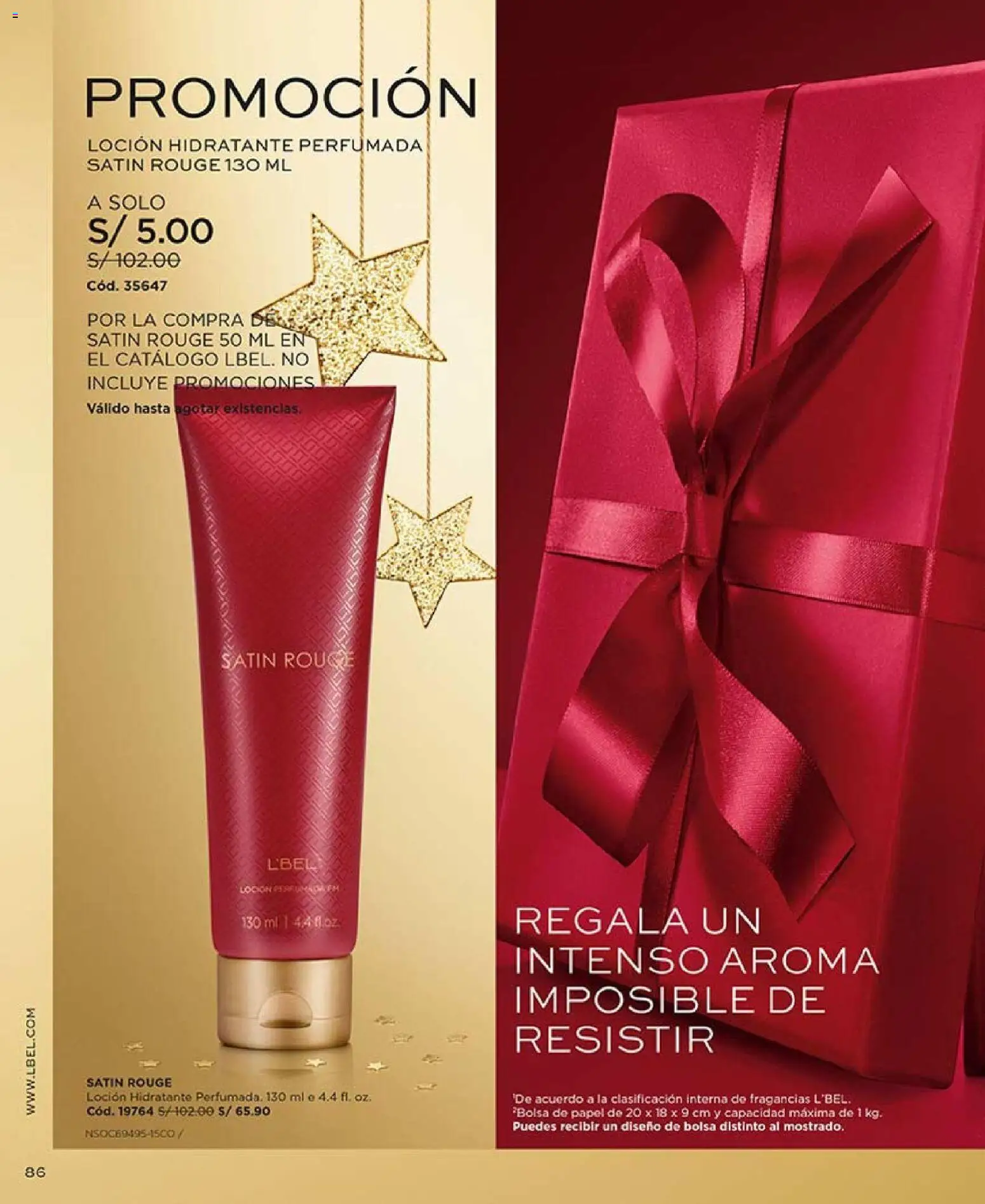 Catálogo L'Bel válido desde 14.11.2025 | Página: 86 | Productos: Bolsa
