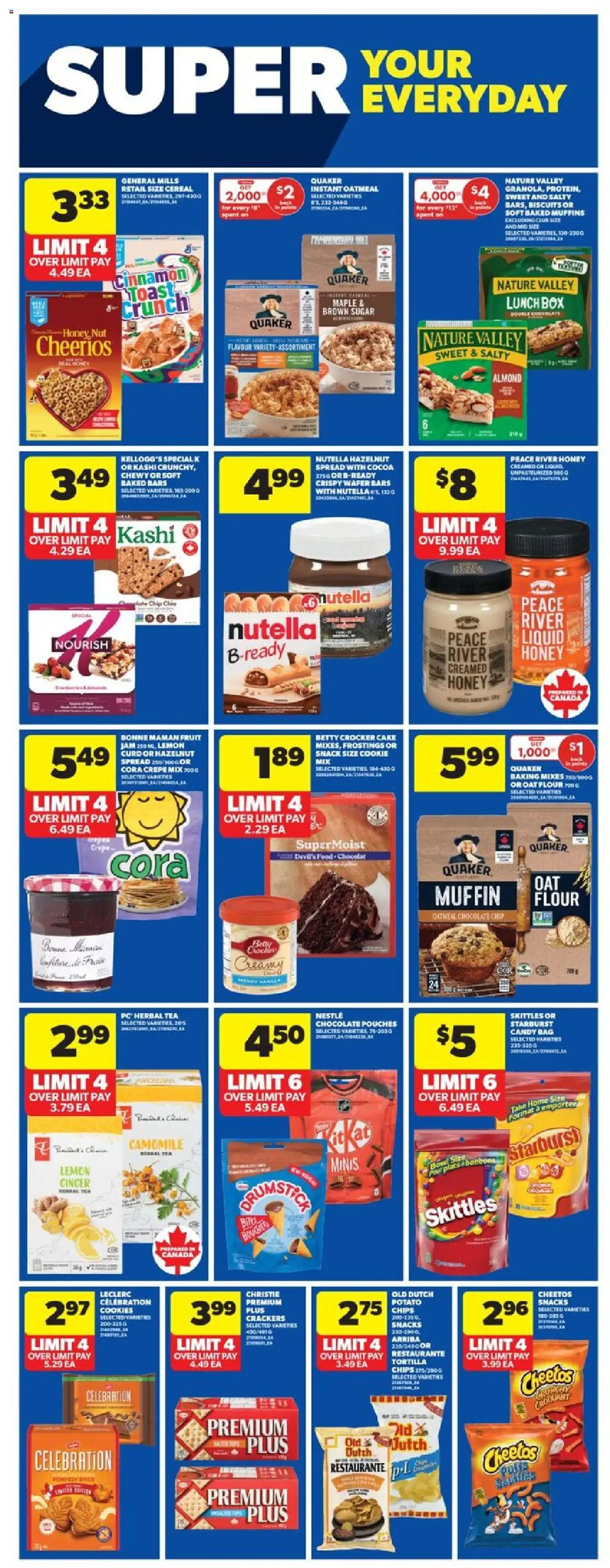 Real Canadian Superstore flyer valid from 02.10.2025 | Page: 17 | Products: Tea, Chips, Box, Chocolate