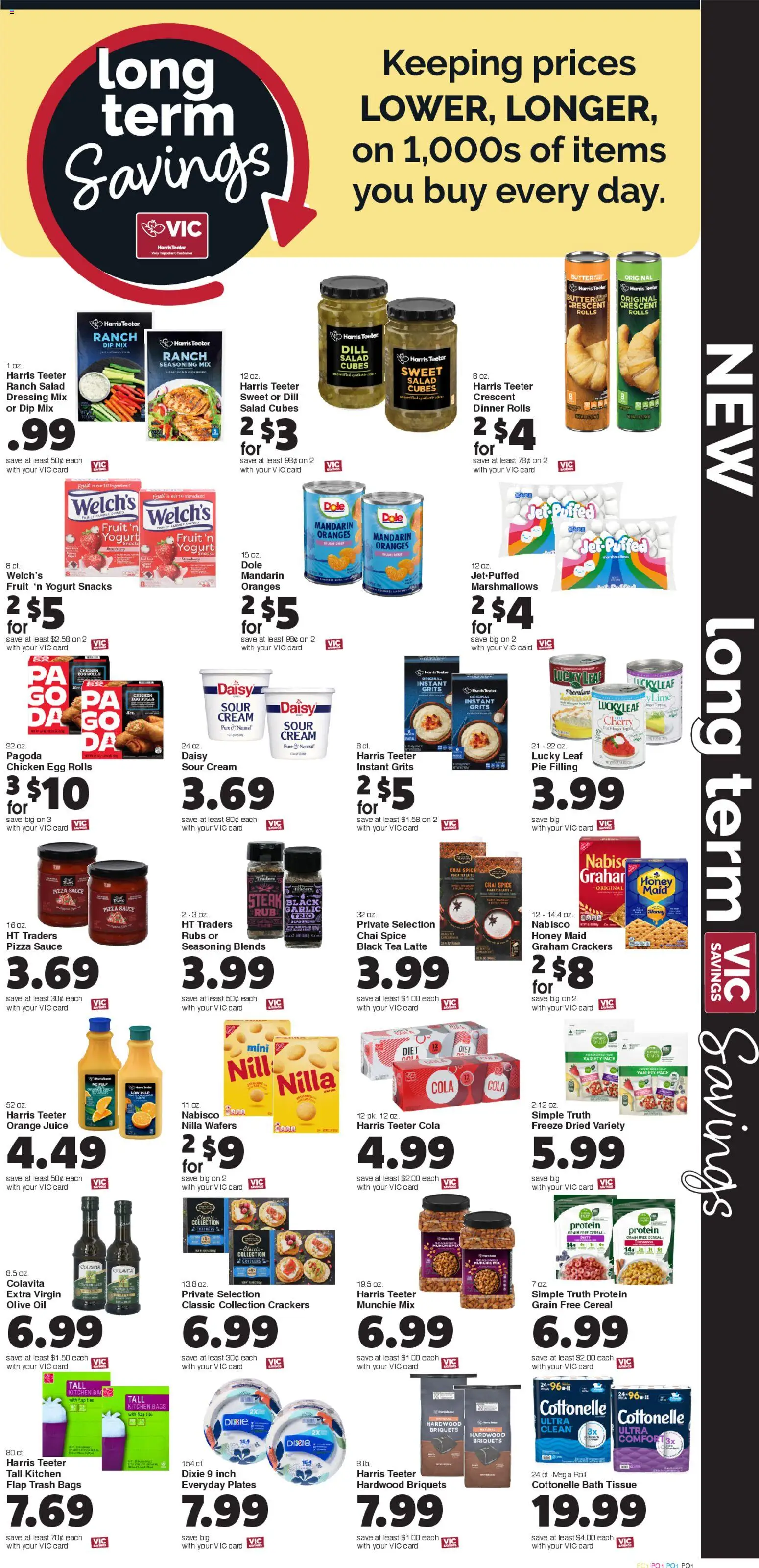 Harris Teeter Weekly Ad - valid from 08.04.2026 | Page: 9 | Products: Butter, Juice, Cream, Dill