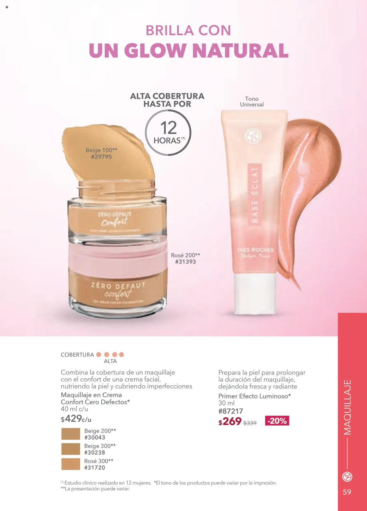 Nuevas ofertas de Yves Rocher válidas en toda la República Mexicana desde el 05.08.2025. ¡Encuentra las mejores ofertas en Yves Rocher - Campaña 11 2025! | Página: 61 | Productos: Crema, Radiante, Maquillaje